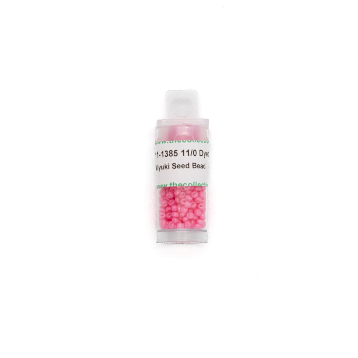 11-1385 Dyed Opaque Pink bead by The Collection Designs — needlepoint accessory from Angel City Stitchery
