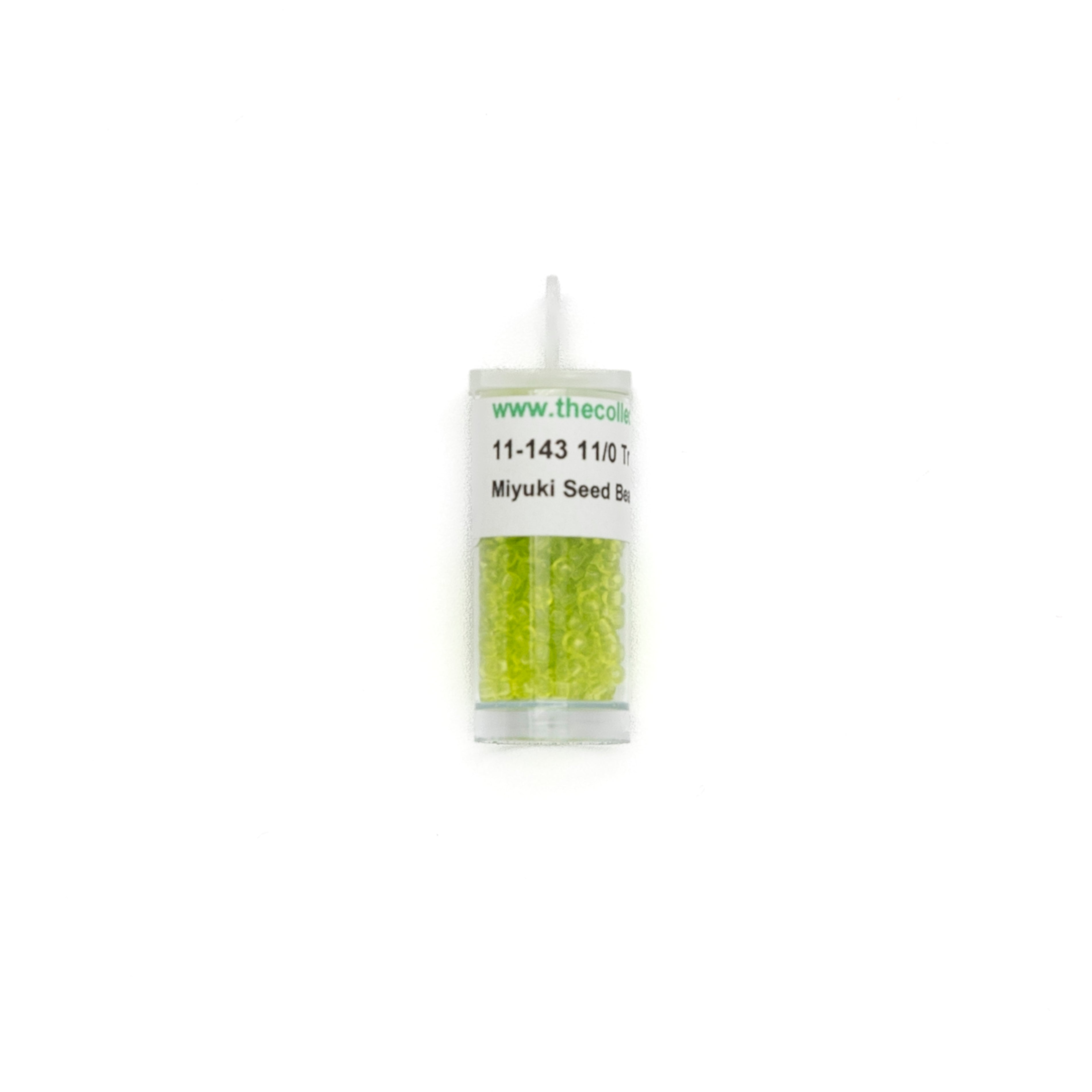 11-143 Transparent Chartreuse bead by The Collection Designs — needlepoint accessory from Angel City Stitchery