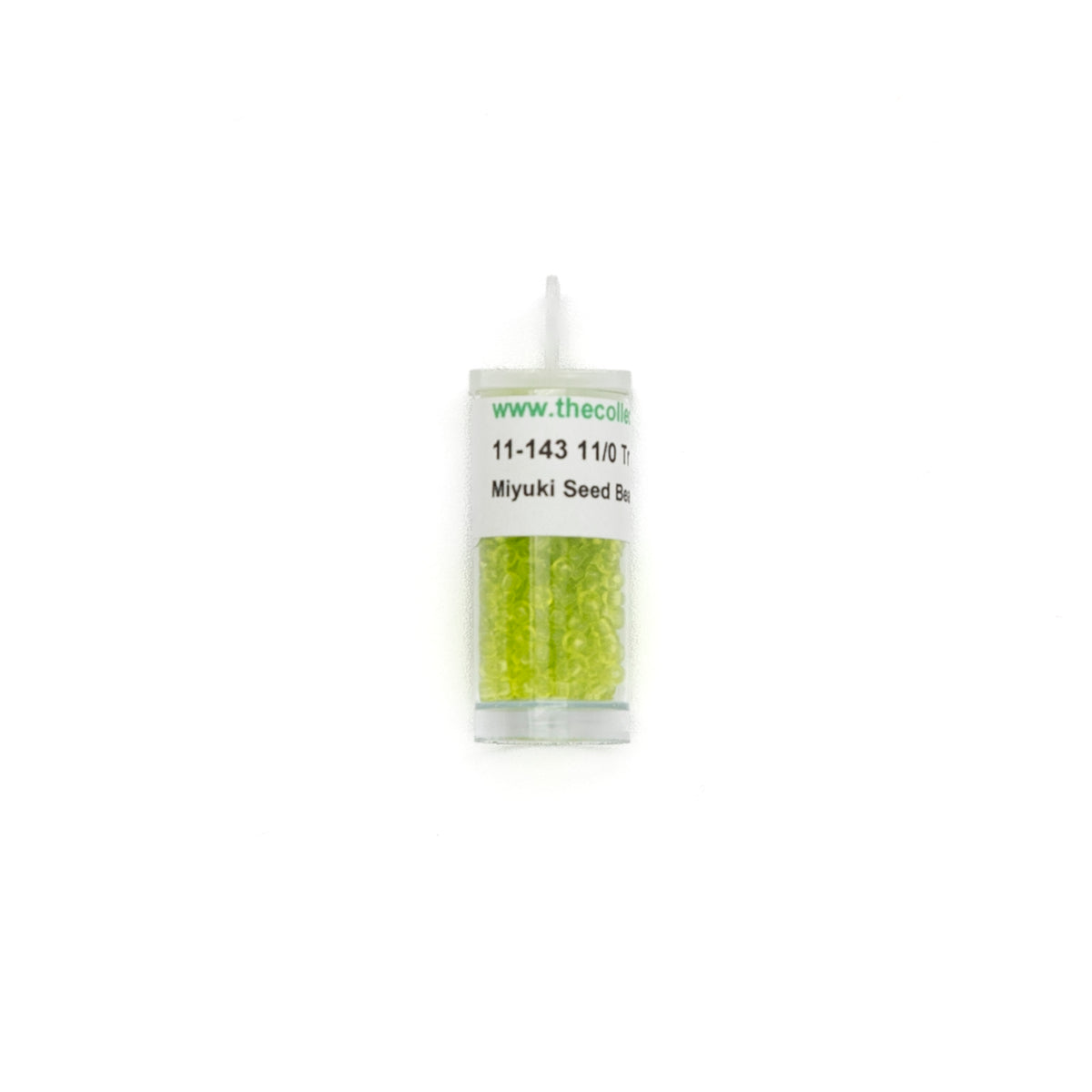 11-143 Transparent Chartreuse bead by The Collection Designs — needlepoint accessory from Angel City Stitchery