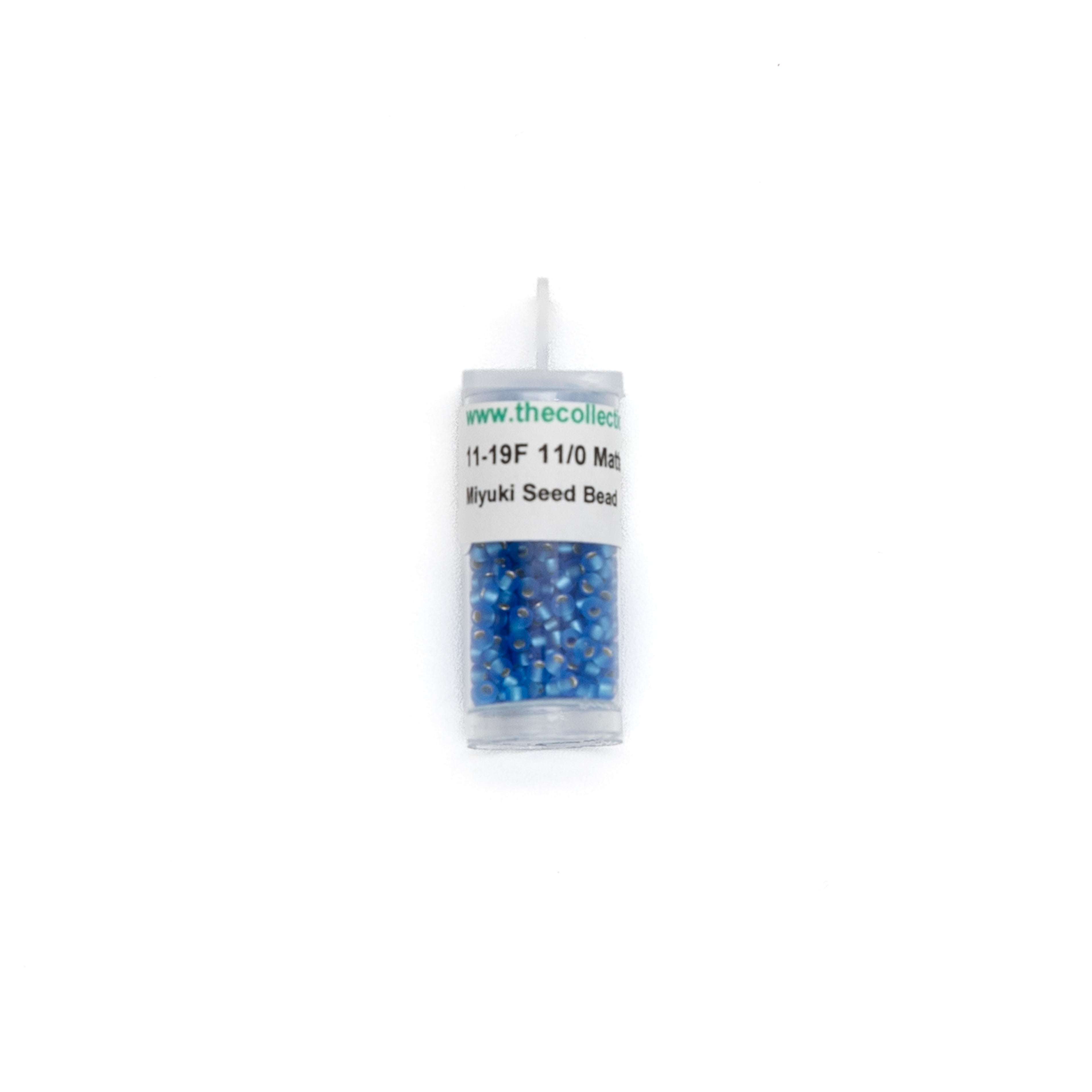 11-19F Matte Silverlined Sapphire bead by The Collection Designs — needlepoint accessory from Angel City Stitchery