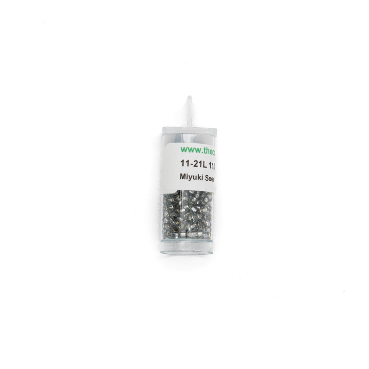 11-21L Silverlined Light Gray bead by The Collection Designs — needlepoint accessory from Angel City Stitchery