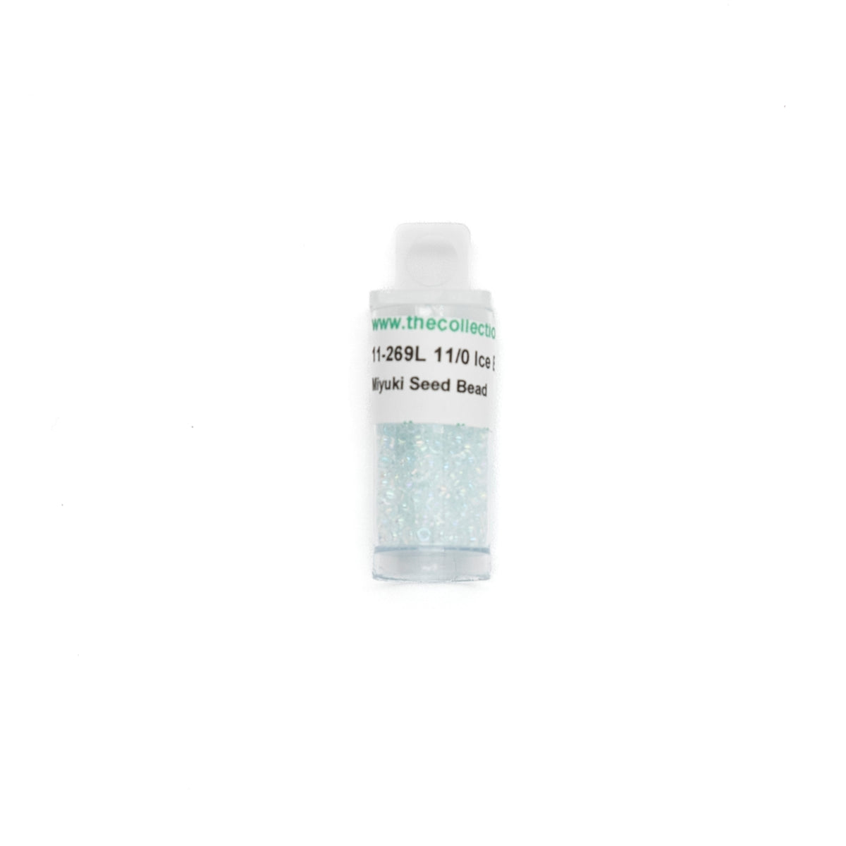 11-269L Ice Blue Lined bead by The Collection Designs — needlepoint accessory from Angel City Stitchery