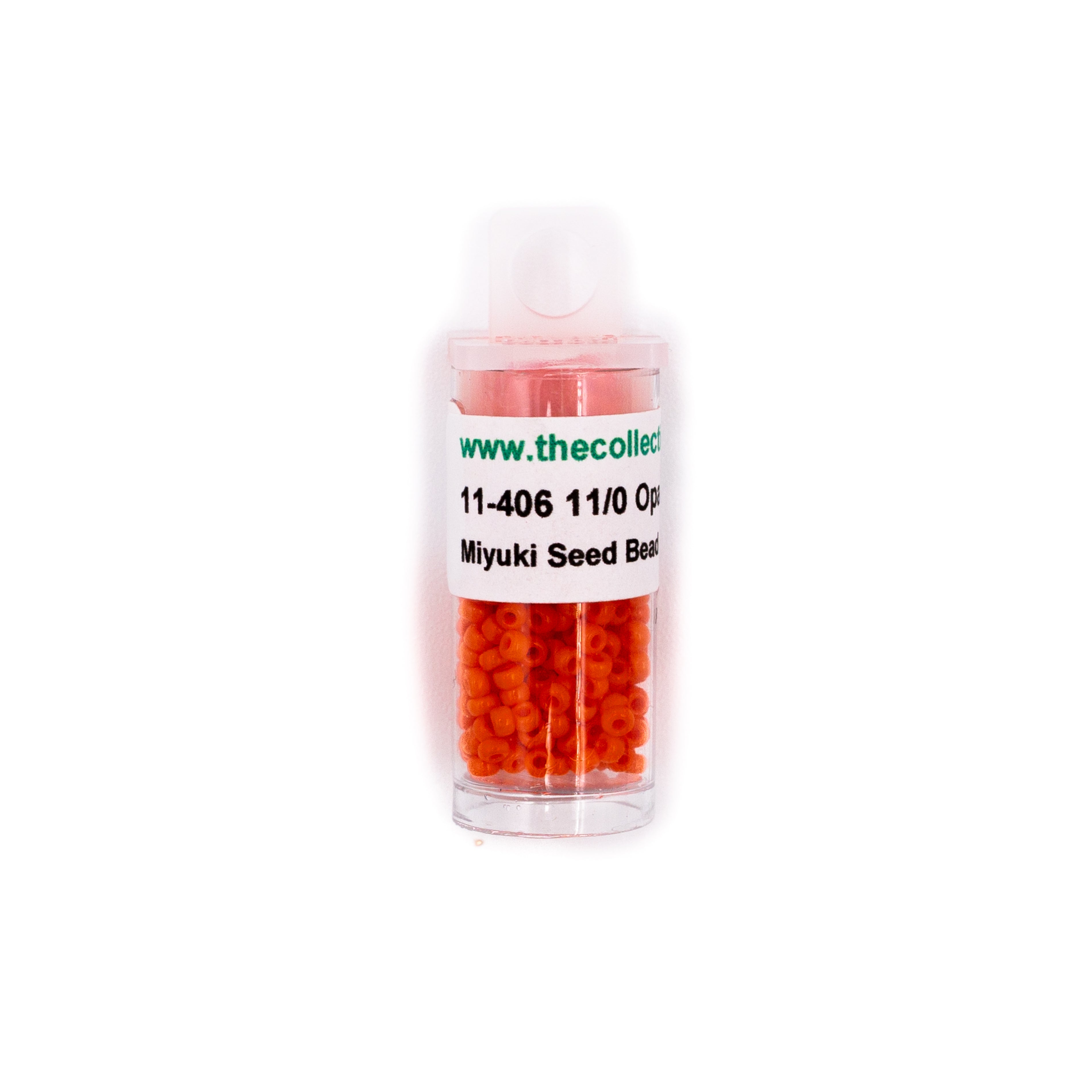 11-406L Opaque Light Orange bead by The Collection Designs — needlepoint accessory from Angel City Stitchery