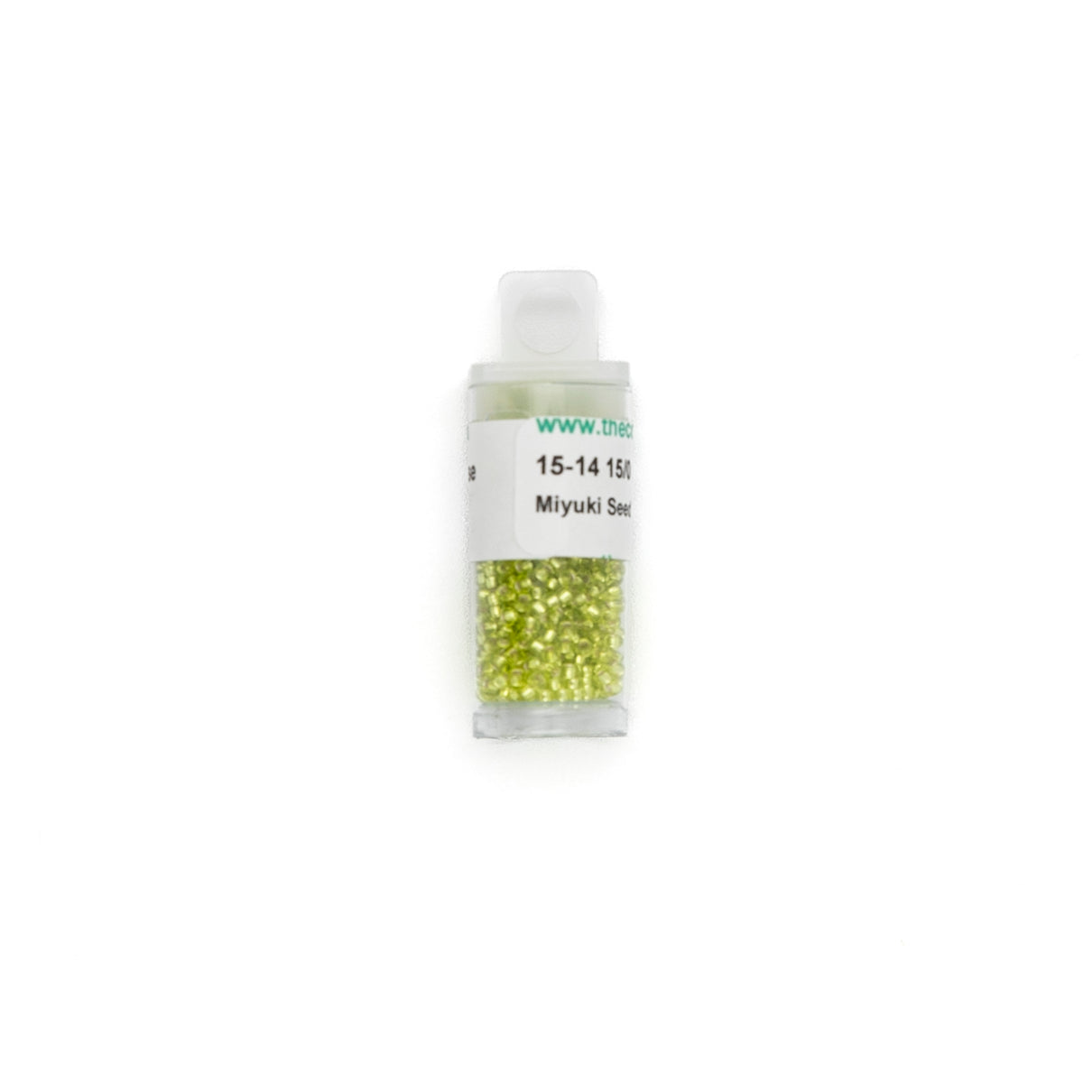 15-14 Silverlined Chartreuse bead by The Collection Designs — needlepoint accessory from Angel City Stitchery