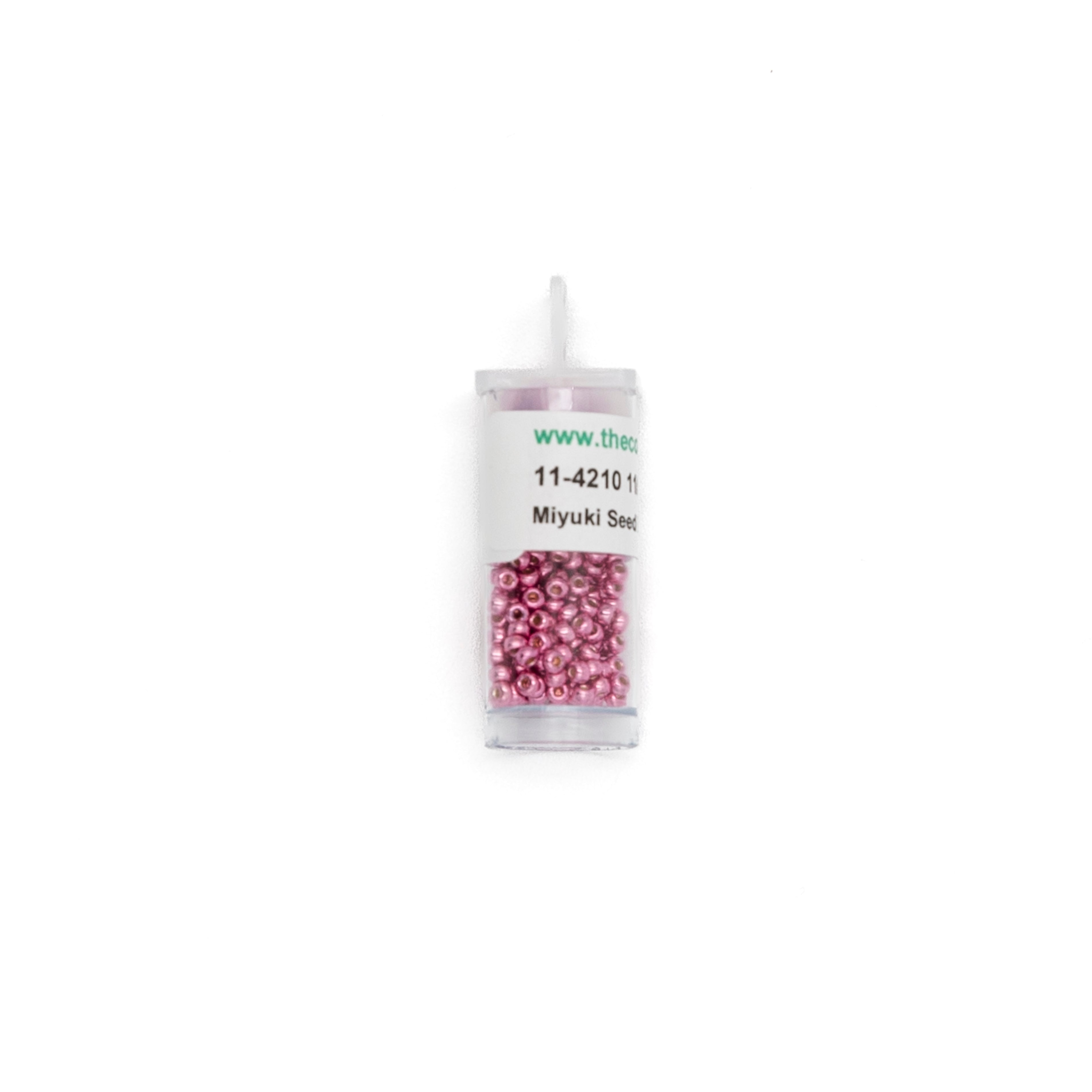 11-4210 Galvanized Hot Pink bead by The Collection Designs — needlepoint accessory from Angel City Stitchery