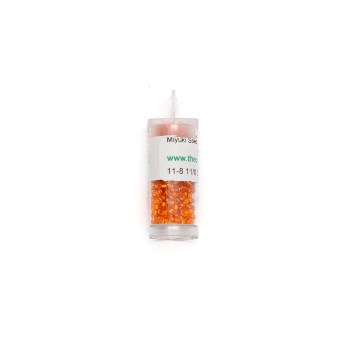 11-8 Silverlined Orange bead by The Collection Designs — needlepoint accessory from Angel City Stitchery