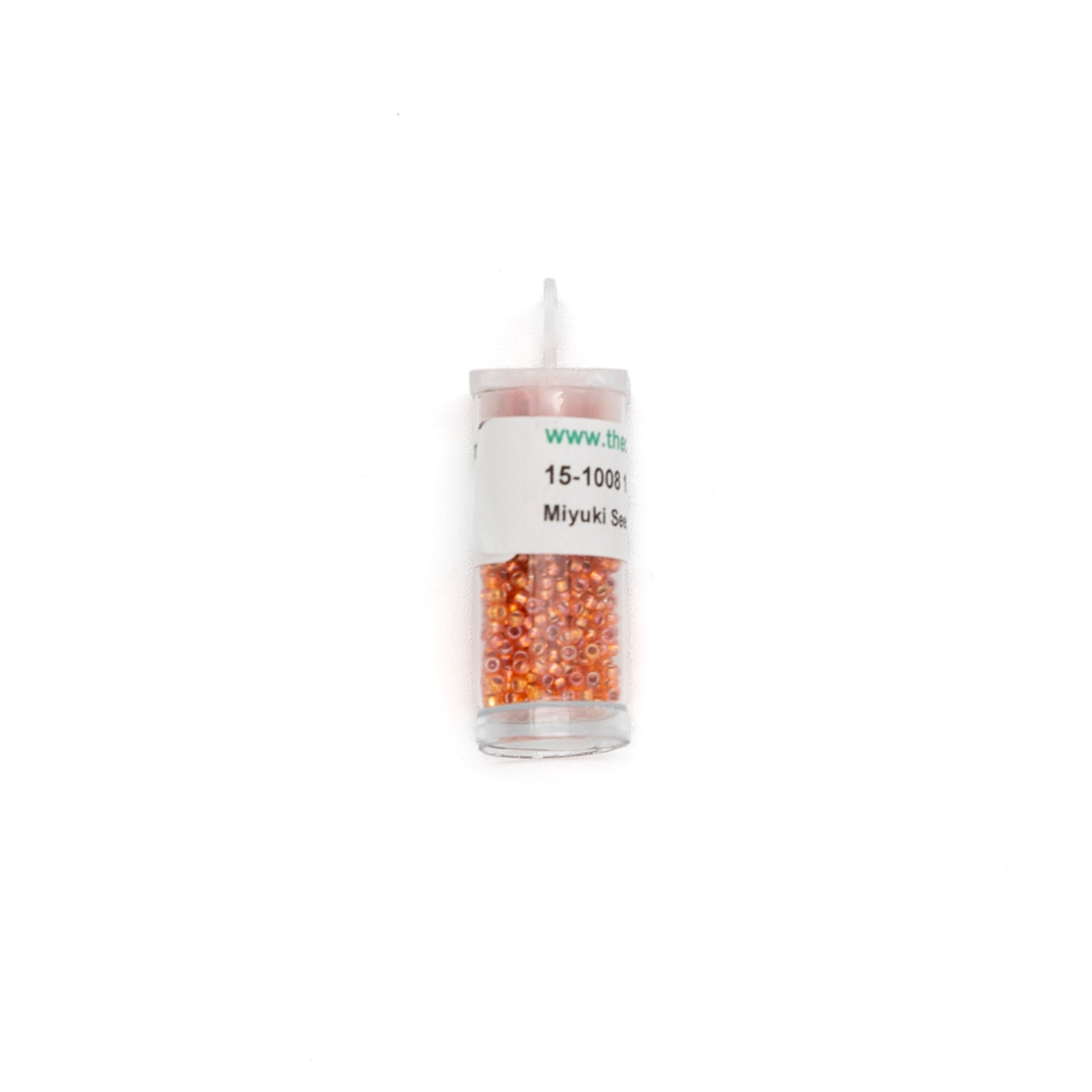 15-1008 Silverlined Orange bead by The Collection Designs — needlepoint accessory from Angel City Stitchery
