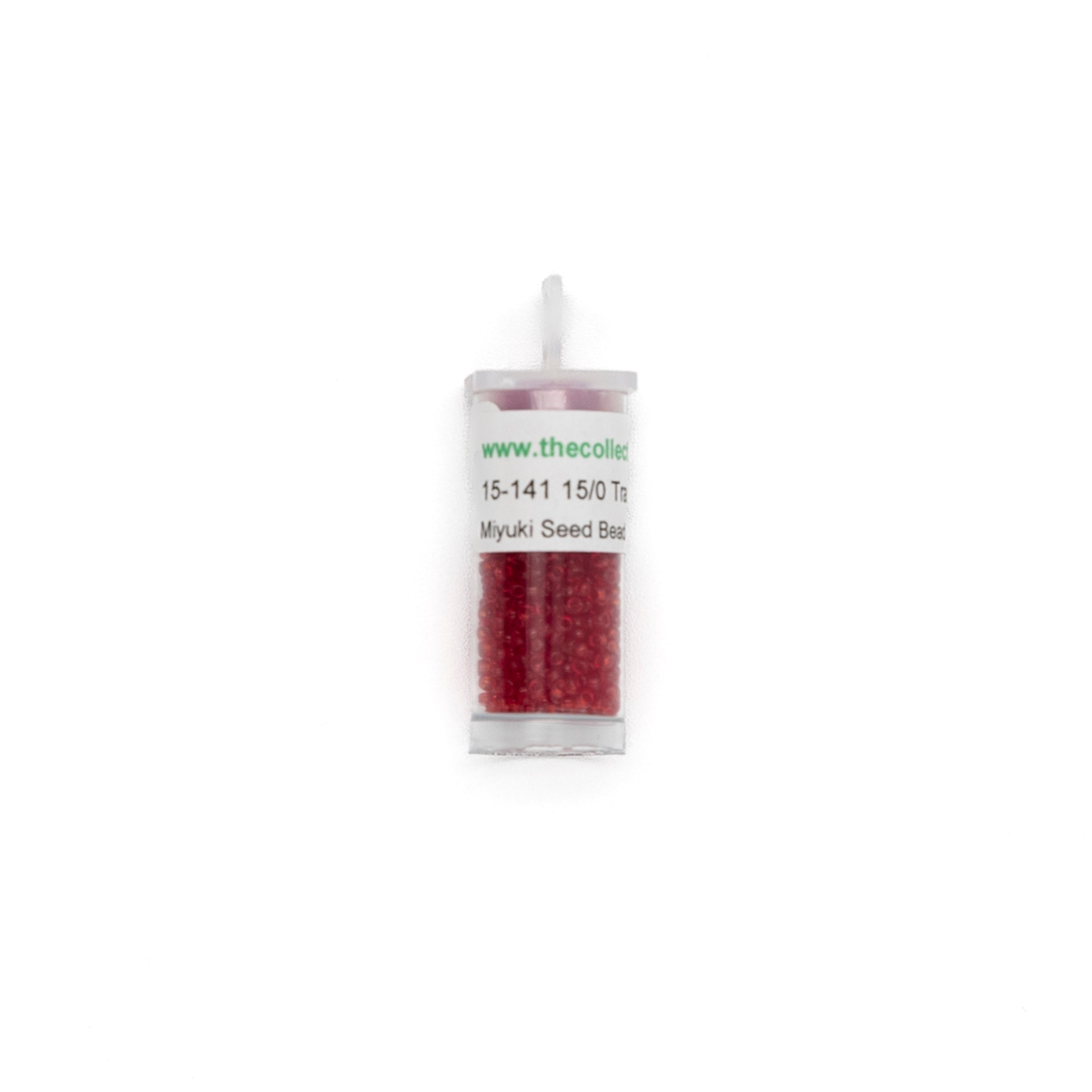 15-141 Transparent Ruby bead by The Collection Designs — needlepoint accessory from Angel City Stitchery