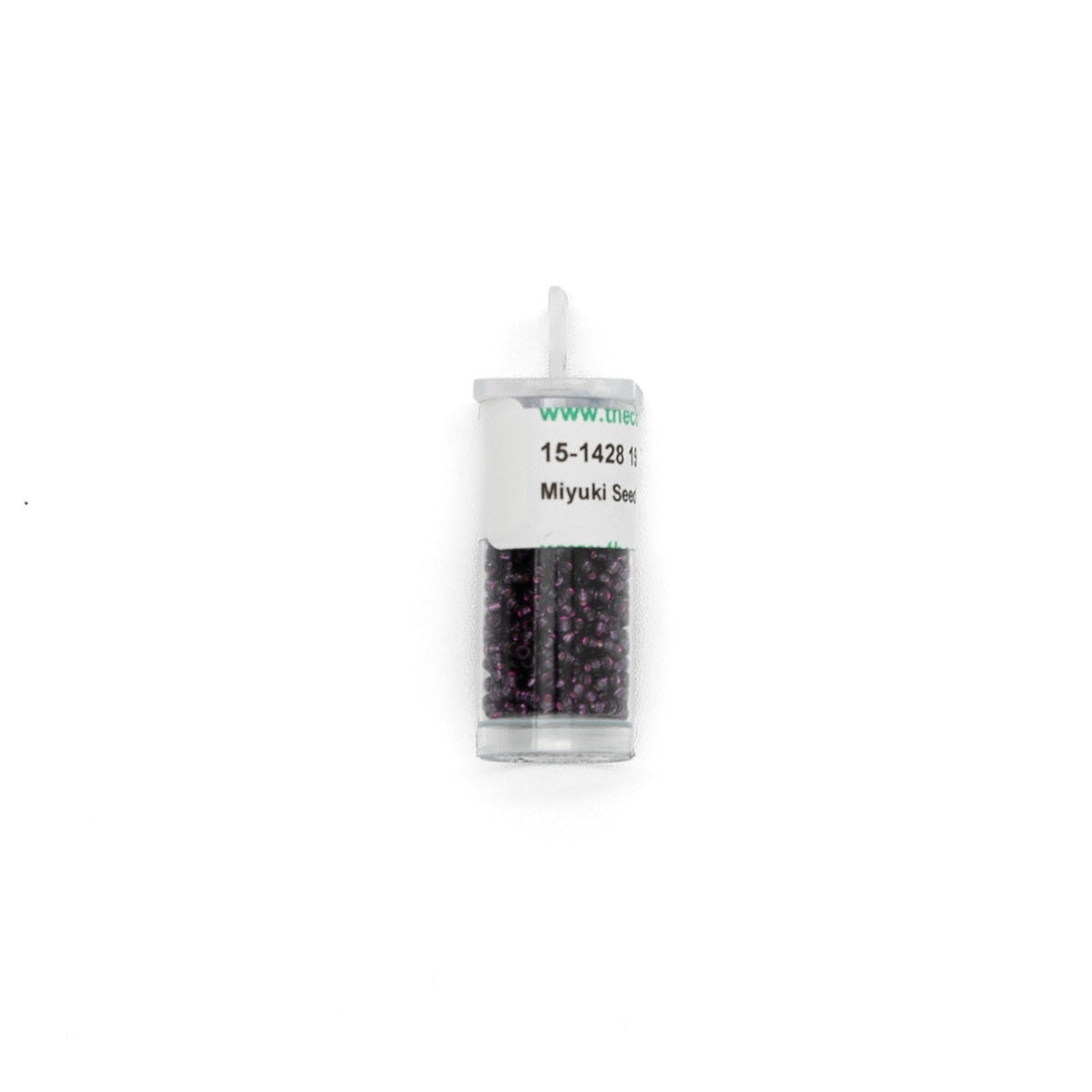 15-1428 Dyed Silverlined Wine bead by The Collection Designs — needlepoint accessory from Angel City Stitchery