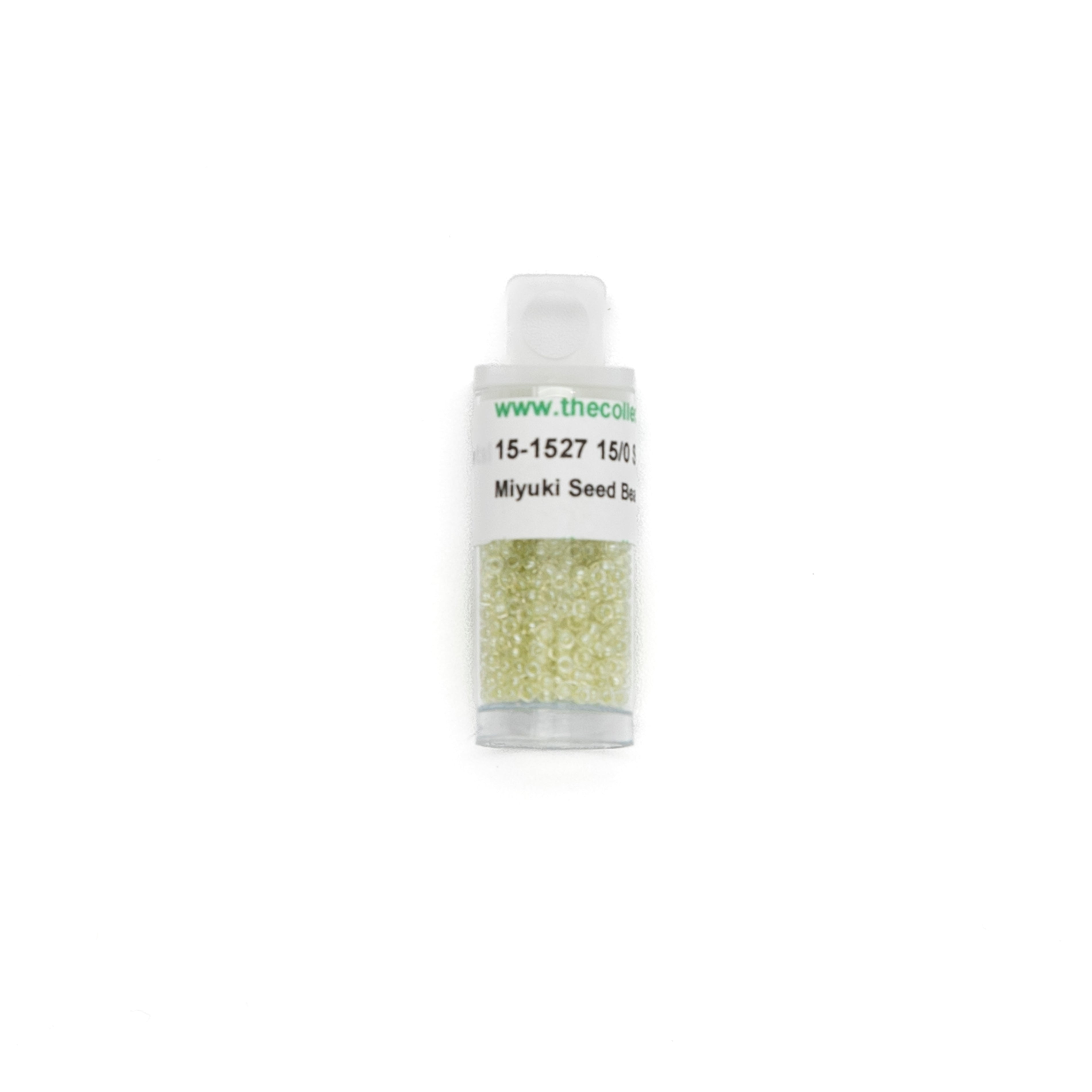 15-1527 Sparkle Celery Lined Crystal bead by The Collection Designs — needlepoint accessory from Angel City Stitchery