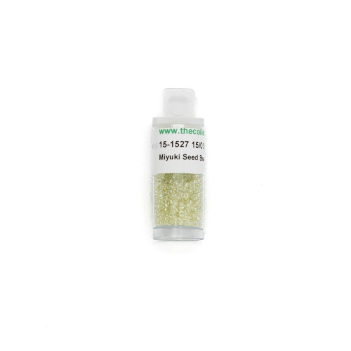 15-1527 Sparkle Celery Lined Crystal bead by The Collection Designs — needlepoint accessory from Angel City Stitchery