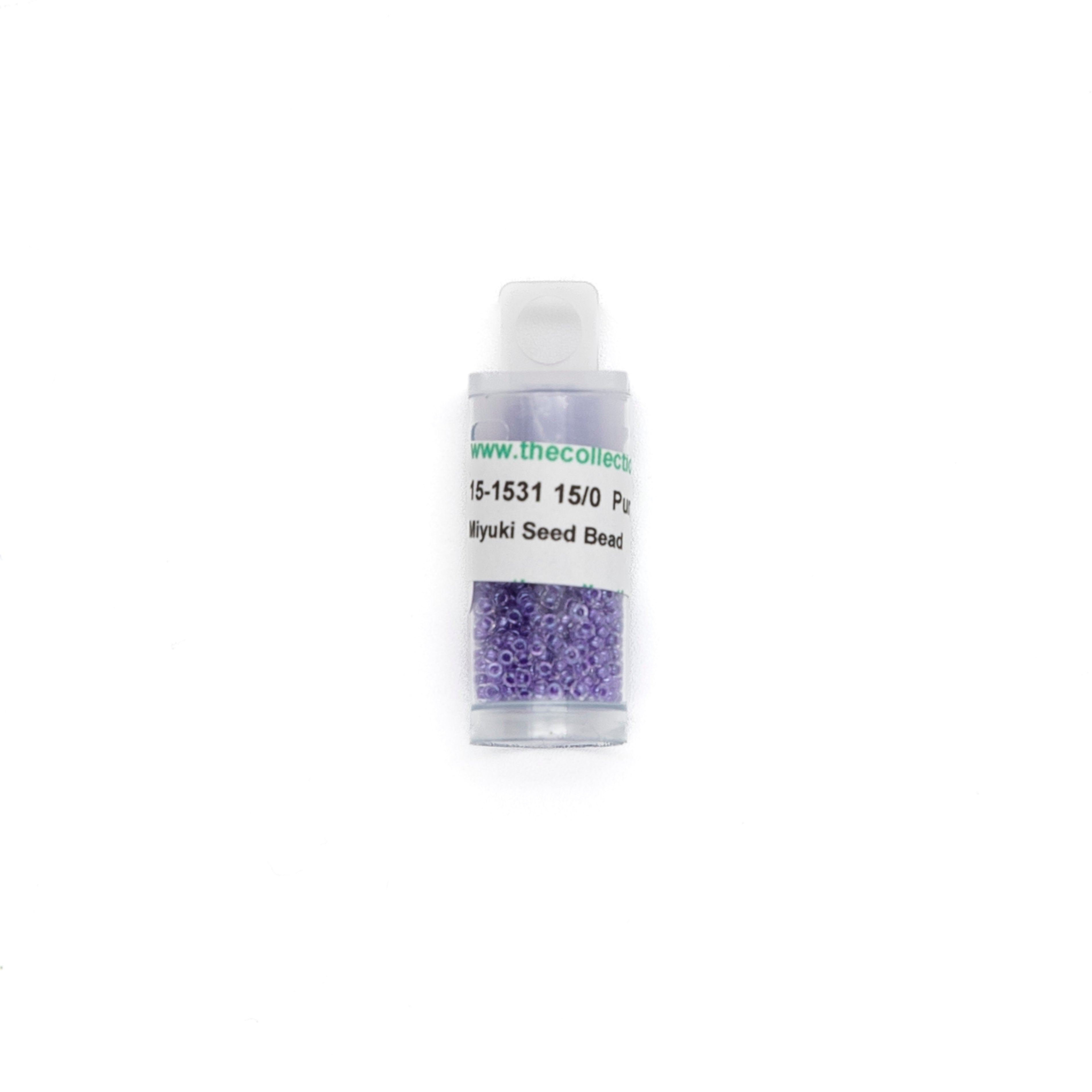 15-1531 Purple Lined Crystal bead by The Collection Designs — needlepoint accessory from Angel City Stitchery