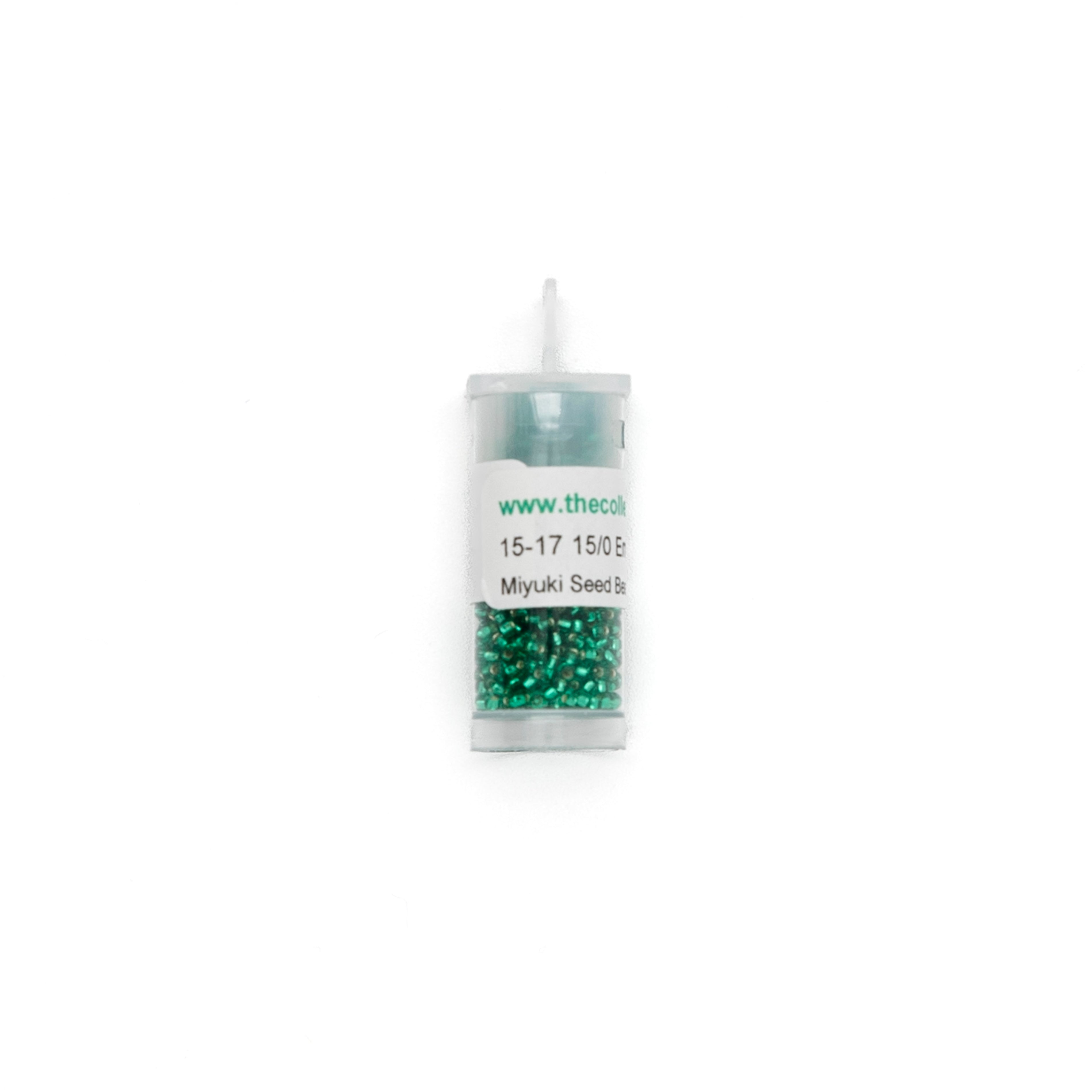 15-17 Emerald bead by The Collection Designs — needlepoint accessory from Angel City Stitchery