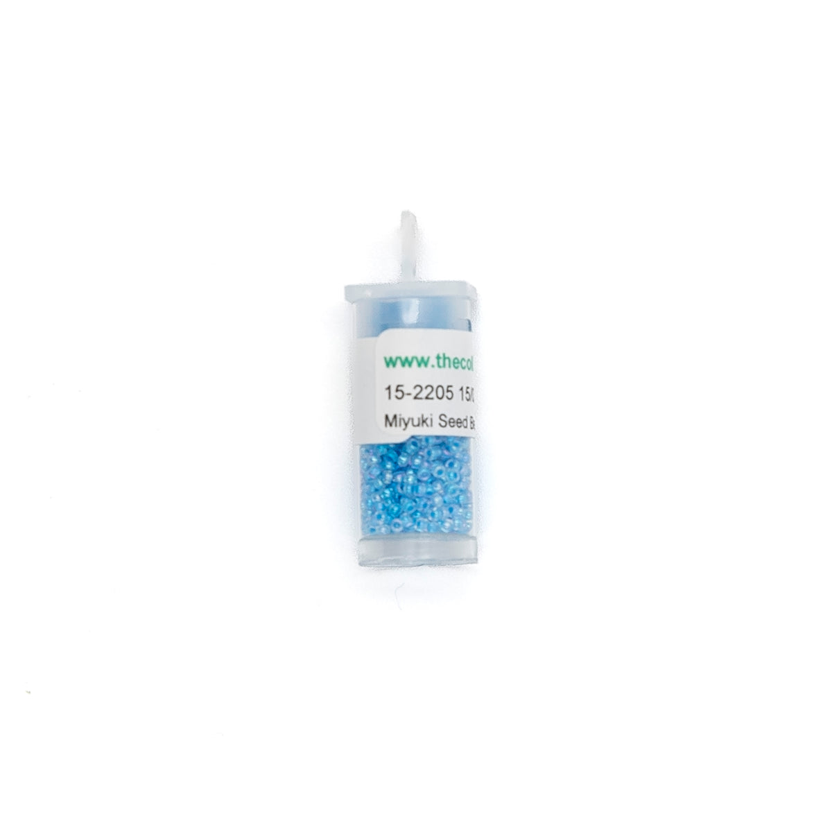 15-2205 Light Blue Crystal AB bead by The Collection Designs — needlepoint accessory from Angel City Stitchery