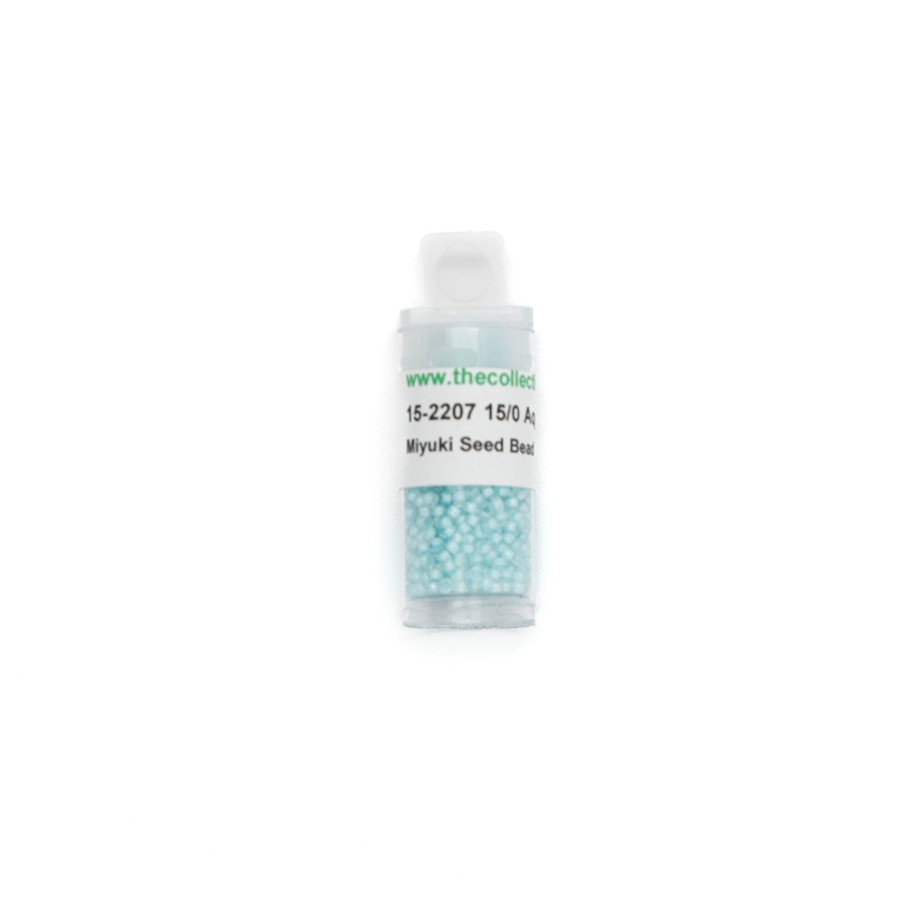 15-2207 Aqua Mist Lined bead by The Collection Designs — needlepoint accessory from Angel City Stitchery