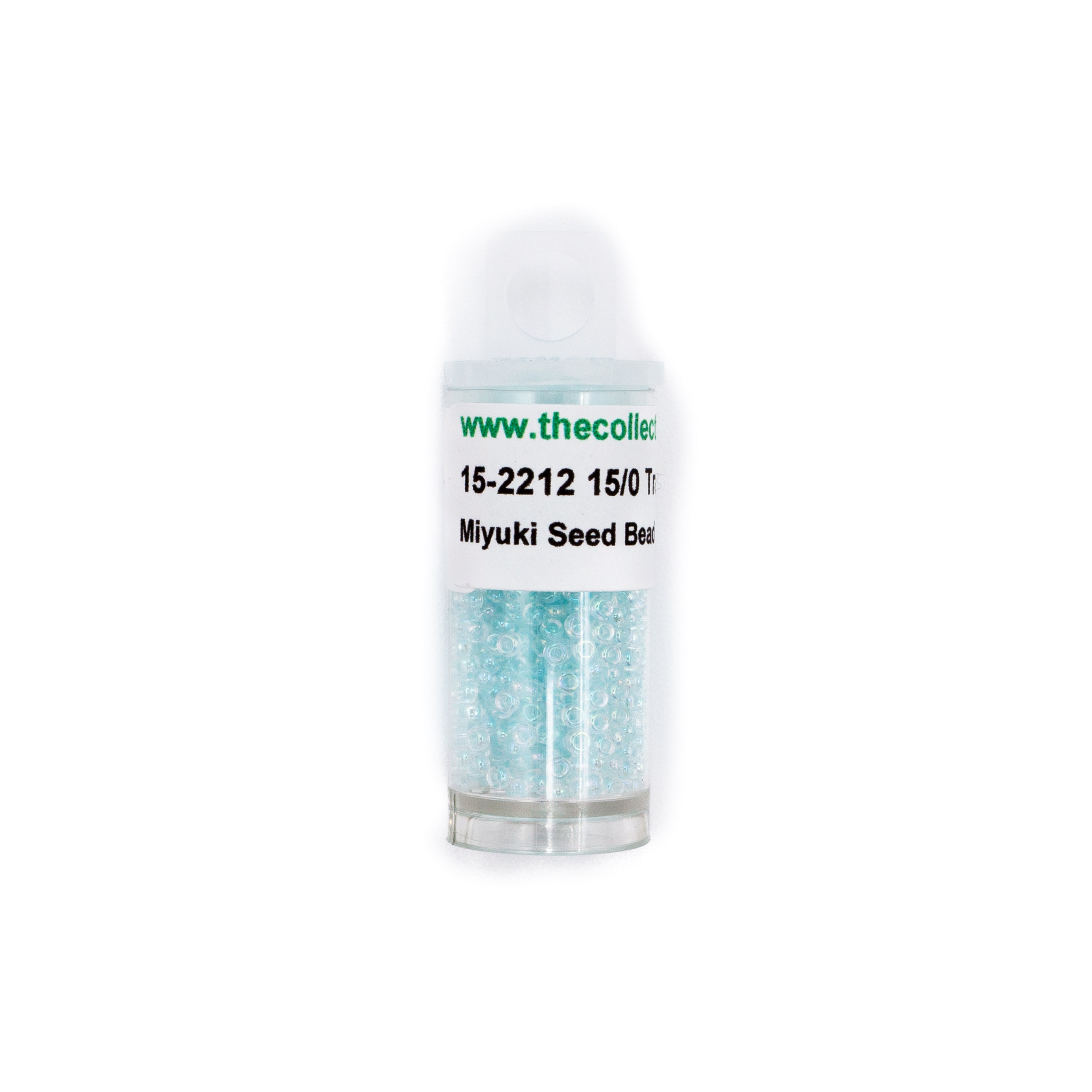 15-2212 Transparent Pale Aqua AB bead by The Collection Designs — needlepoint accessory from Angel City Stitchery