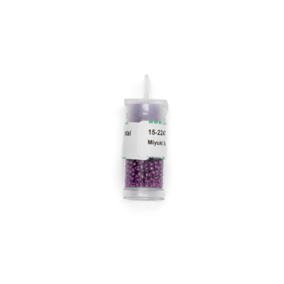 15-2247 Fuchsia Lined Crystal bead by The Collection Designs — needlepoint accessory from Angel City Stitchery