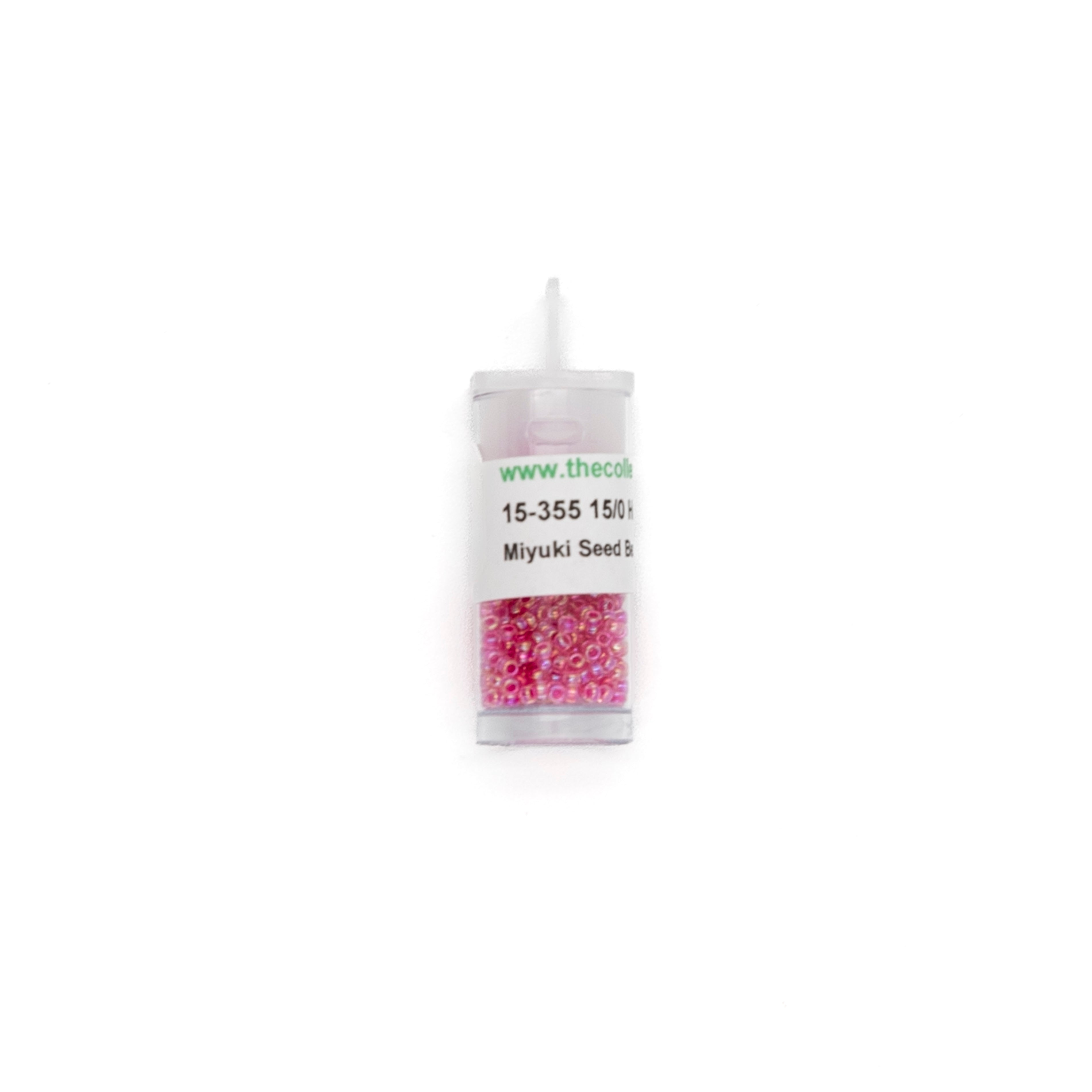 15-355 Hot Pink Lined bead by The Collection Designs — needlepoint accessory from Angel City Stitchery