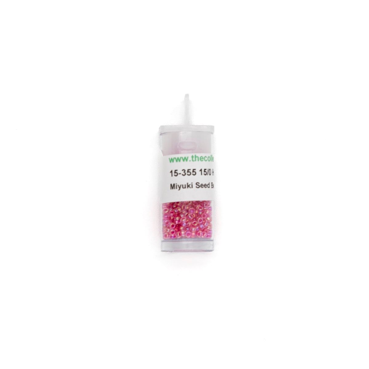 15-355 Hot Pink Lined bead by The Collection Designs — needlepoint accessory from Angel City Stitchery