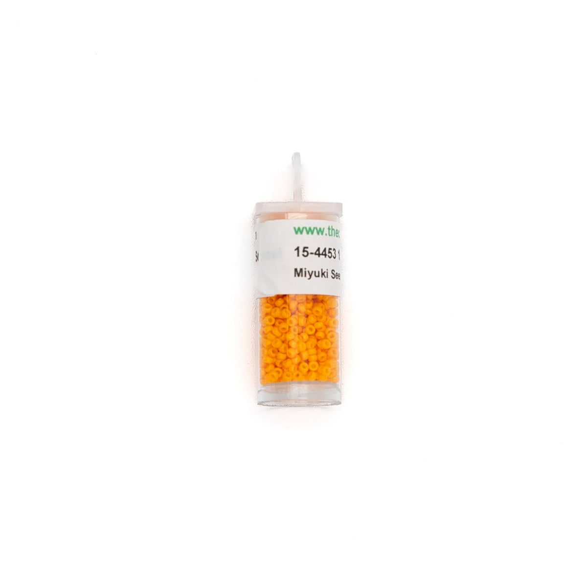 15-4453 Duracoat Dyed Opaque Light Squash bead by The Collection Designs — needlepoint accessory from Angel City Stitchery