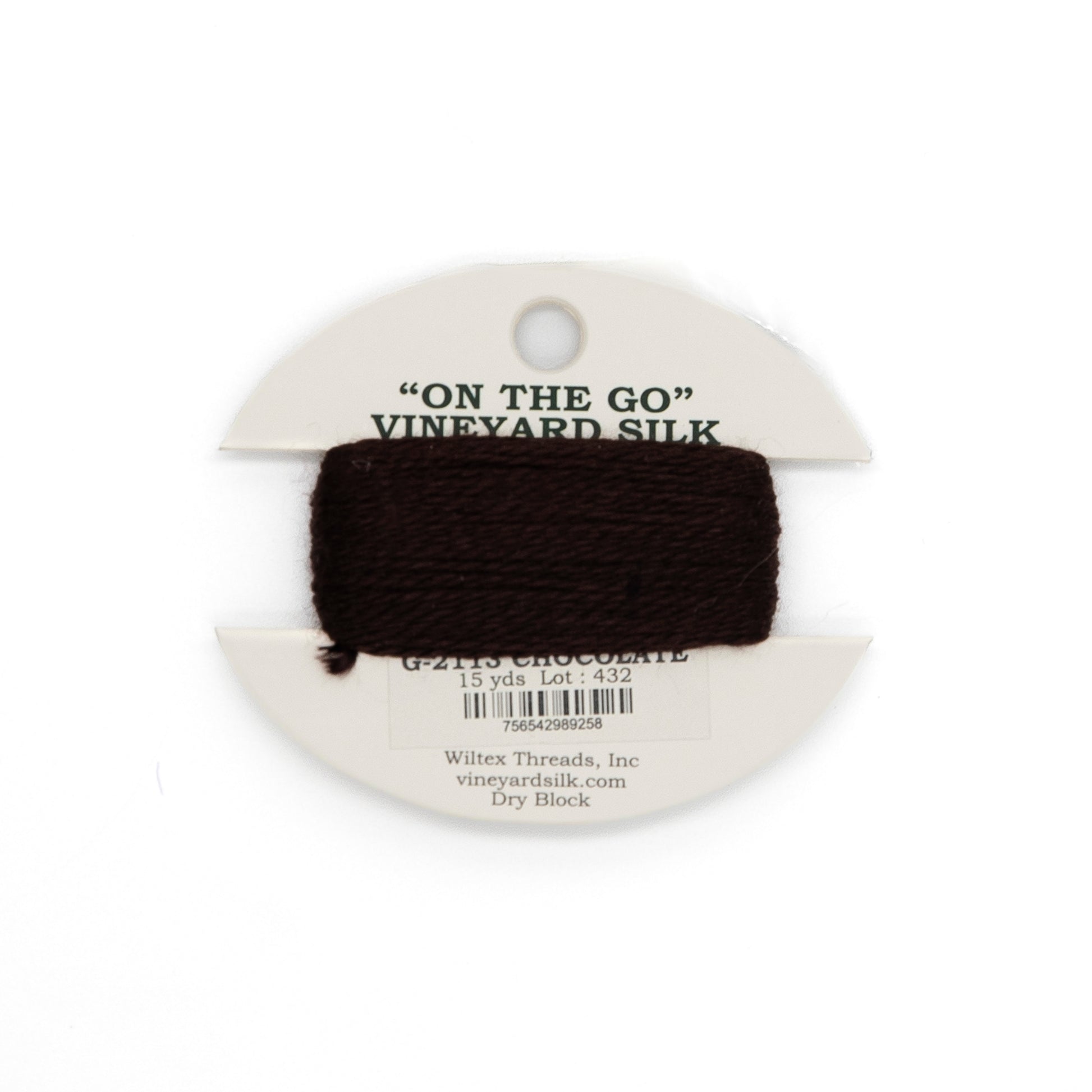 Vineyard Silk Card G-2113 Chocolate