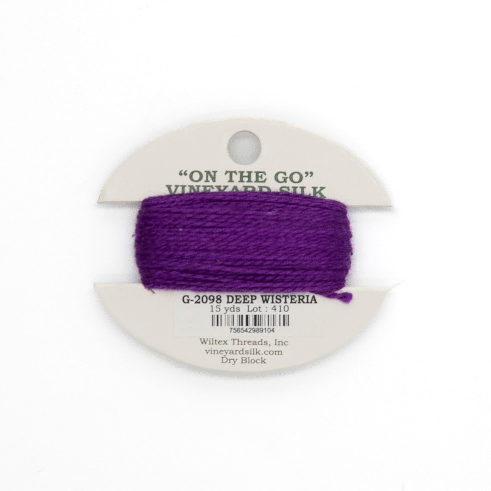 Vineyard Silk Card G-2098 Deep Wisteria