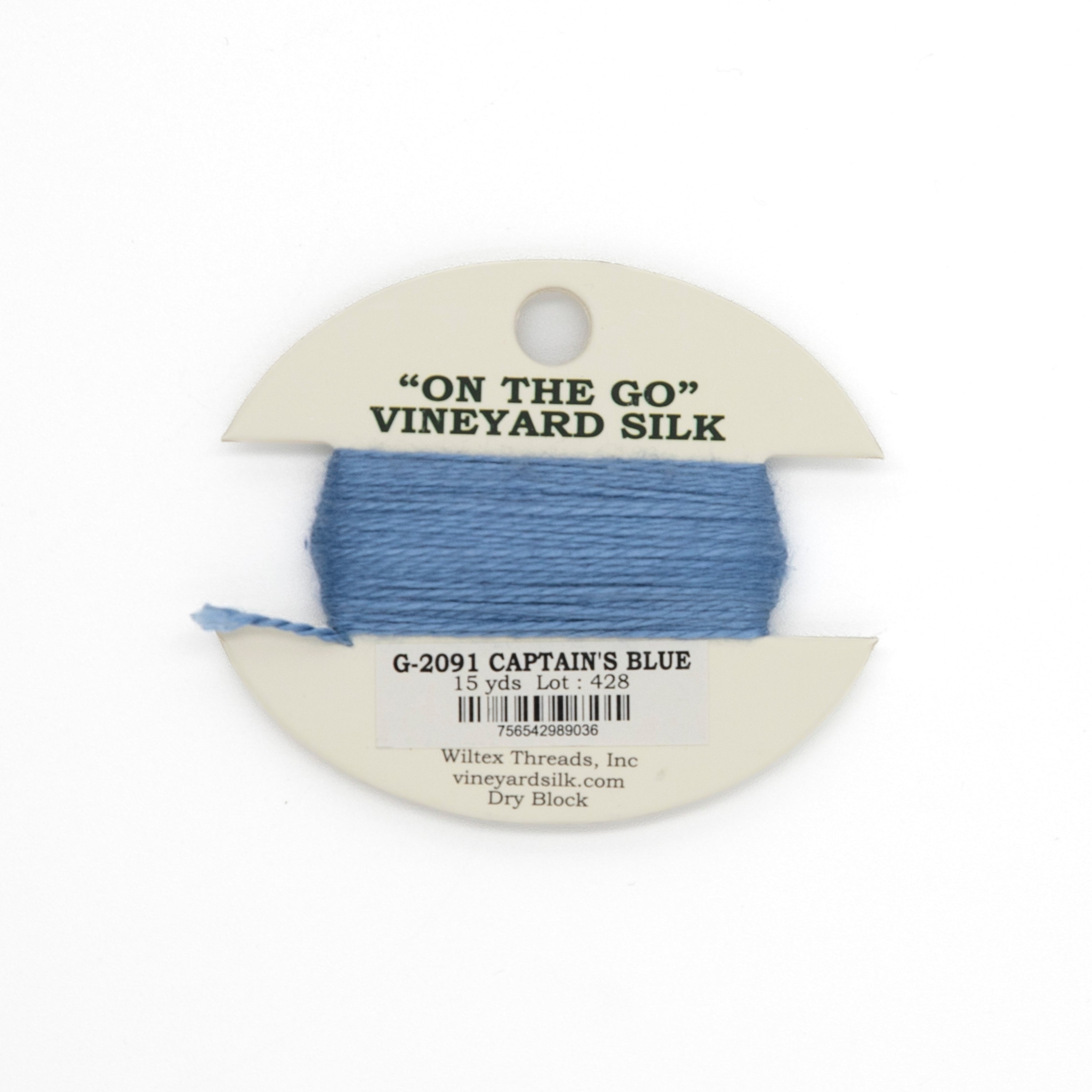 Vineyard Silk Card G-2091 Captain's Blue