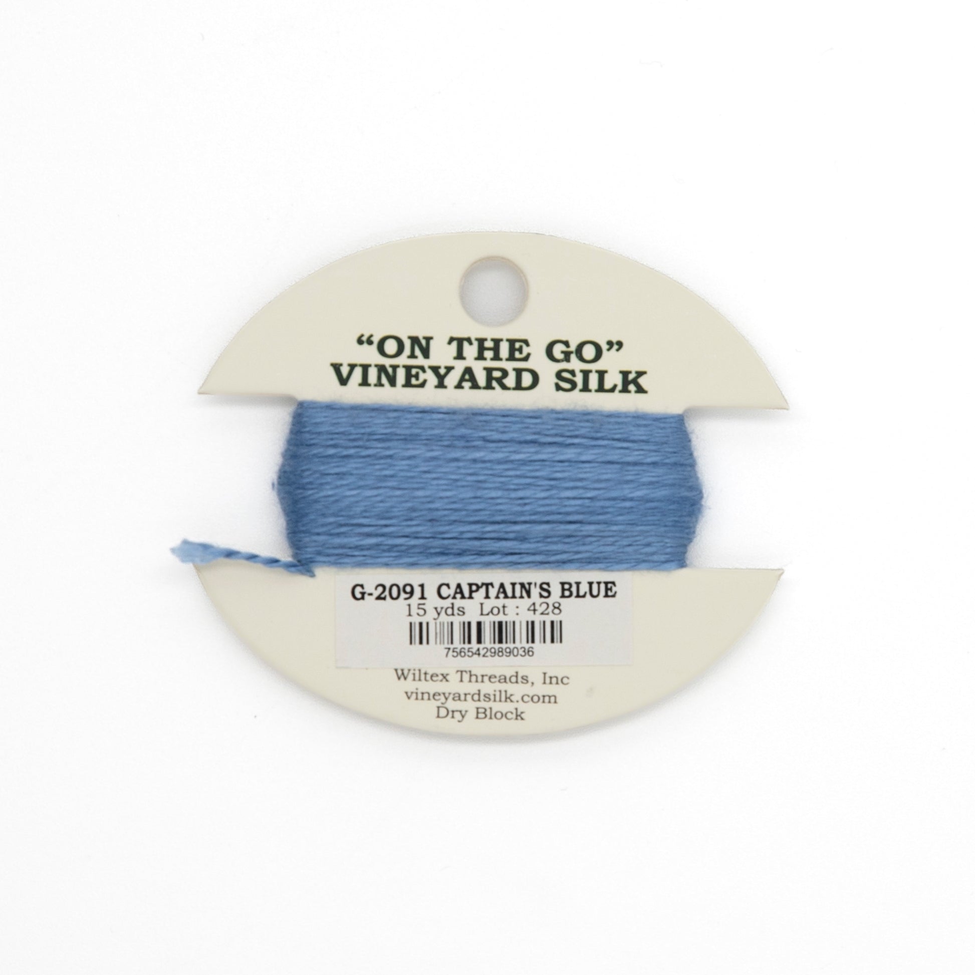 Vineyard Silk Card G-2091 Captain's Blue