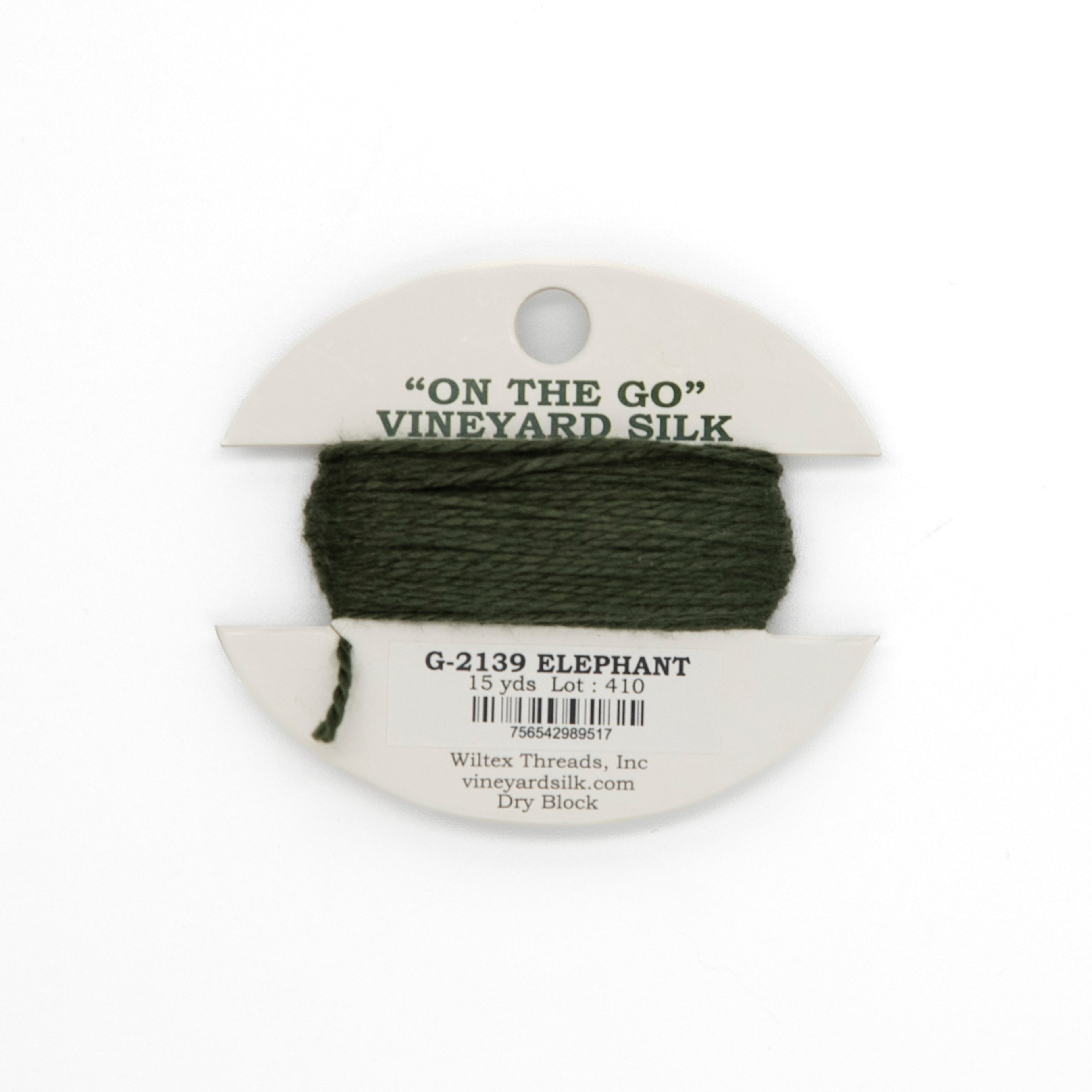 Vineyard Silk Card G-2139 Elephant