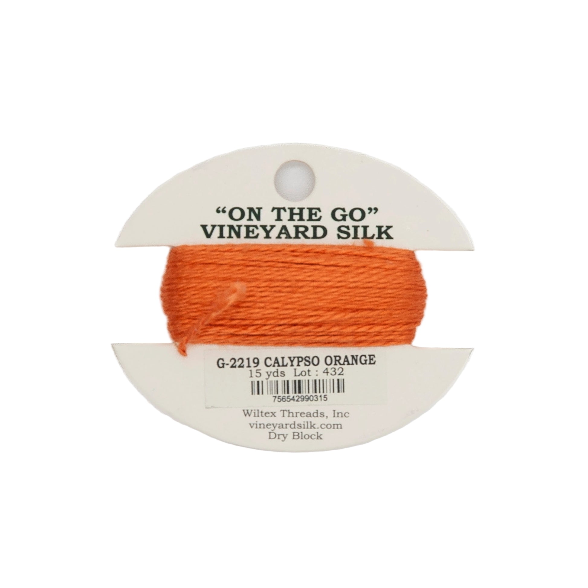 Vineyard Silk Card G-2219 Calypso Orange