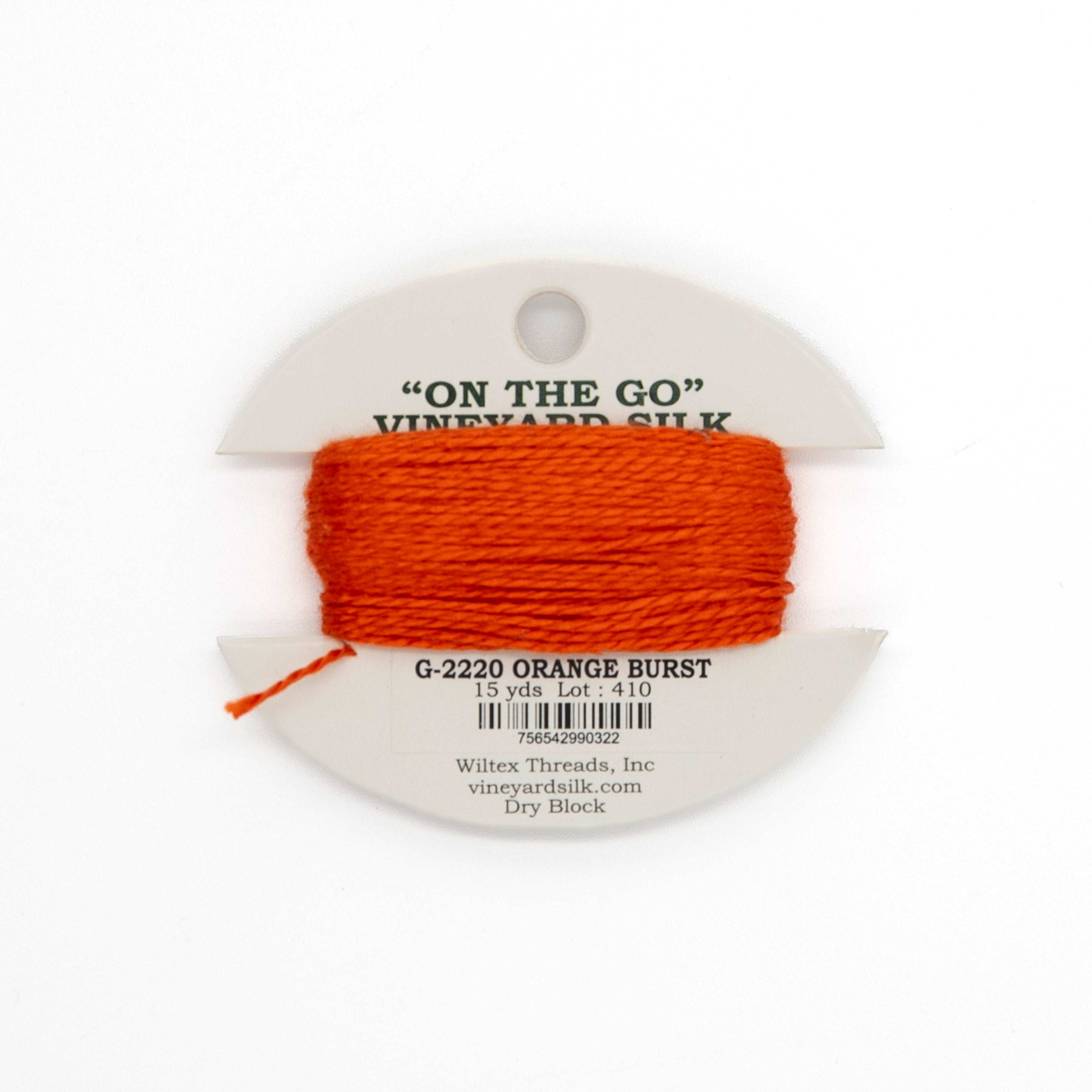 Vineyard Silk Card G-2220 Orange Burst