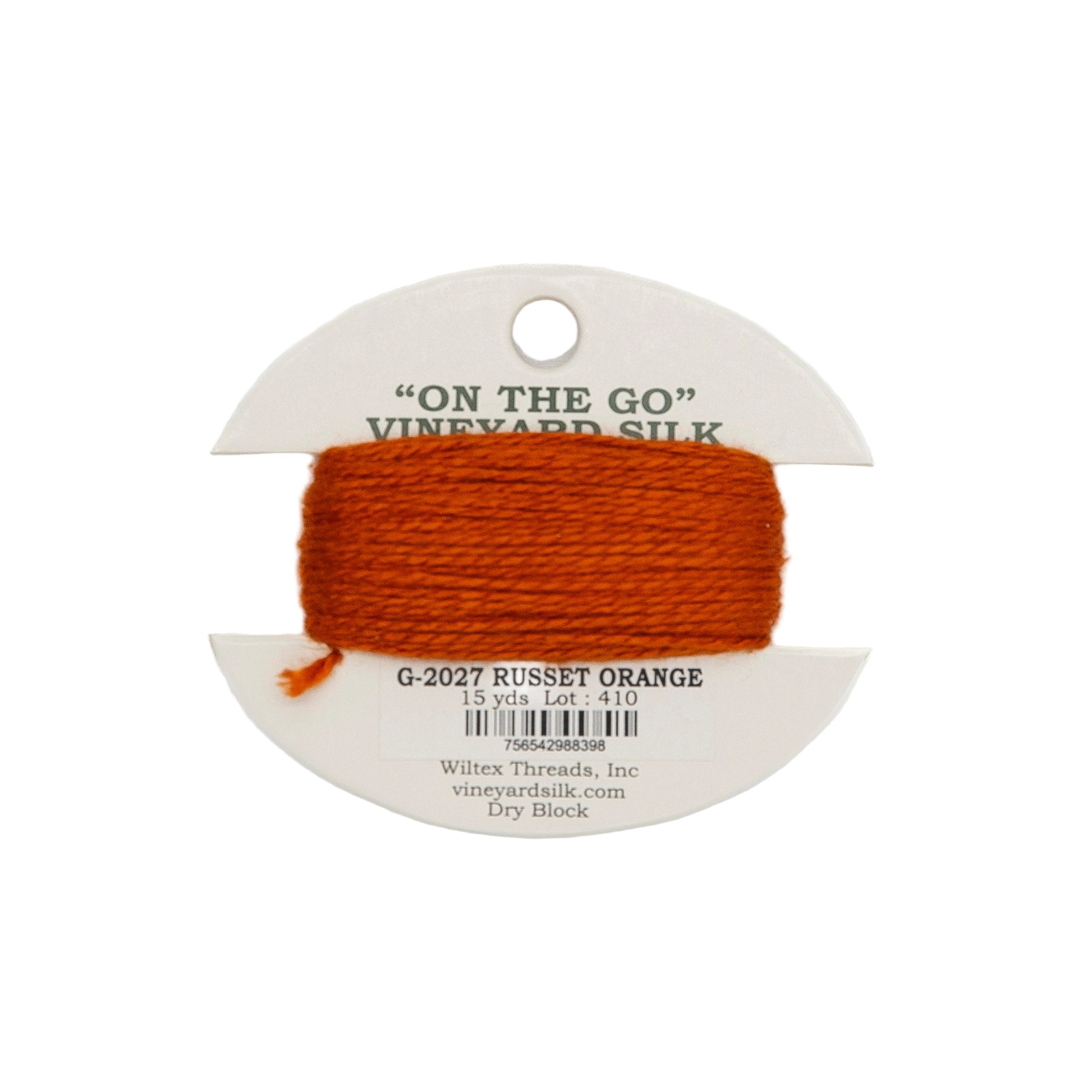 Vineyard Silk Card G-2027 Russet Orange