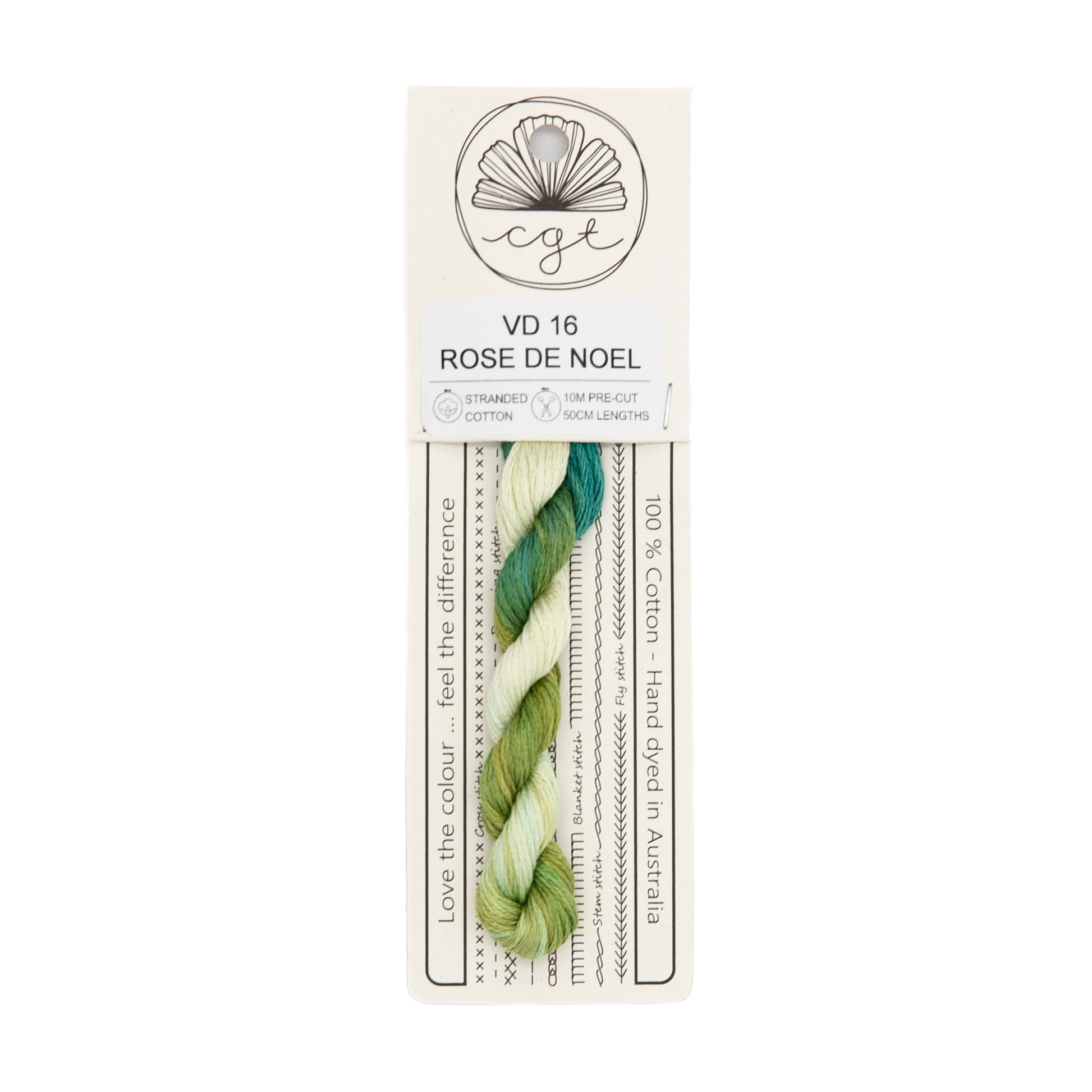 Cottage Garden Threads - VD16 Rose De Noel