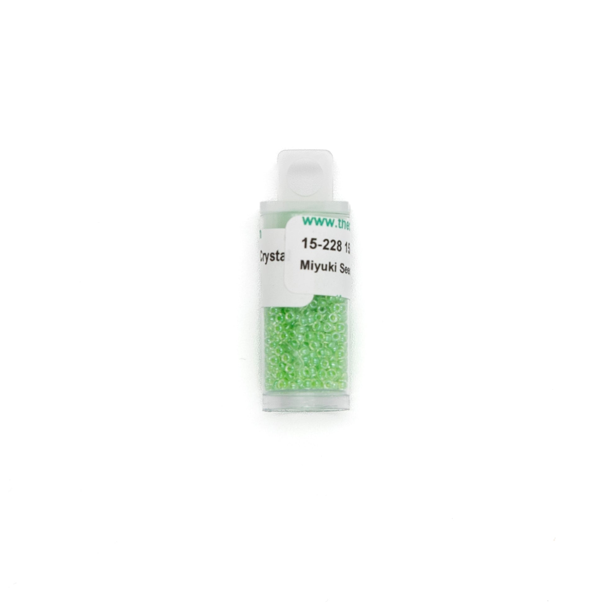 15-228 Light Green Lined Crystal