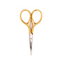 3.5" Gold Embroidery Scissors by Rainbow Gallery — needlepoint accessory from Angel City Stitchery
