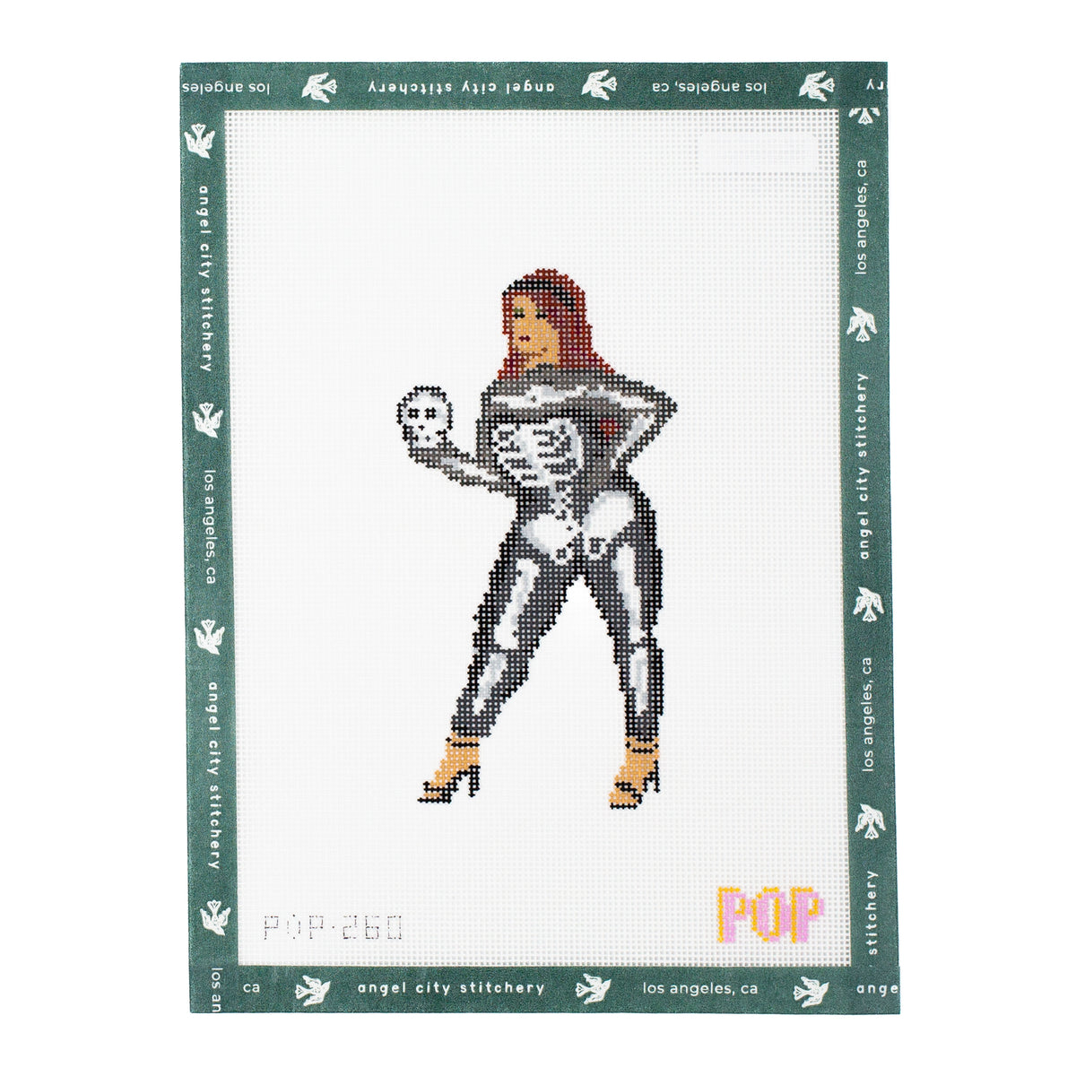 Skeleton Woman Canvas (Halloween Ladies Series)