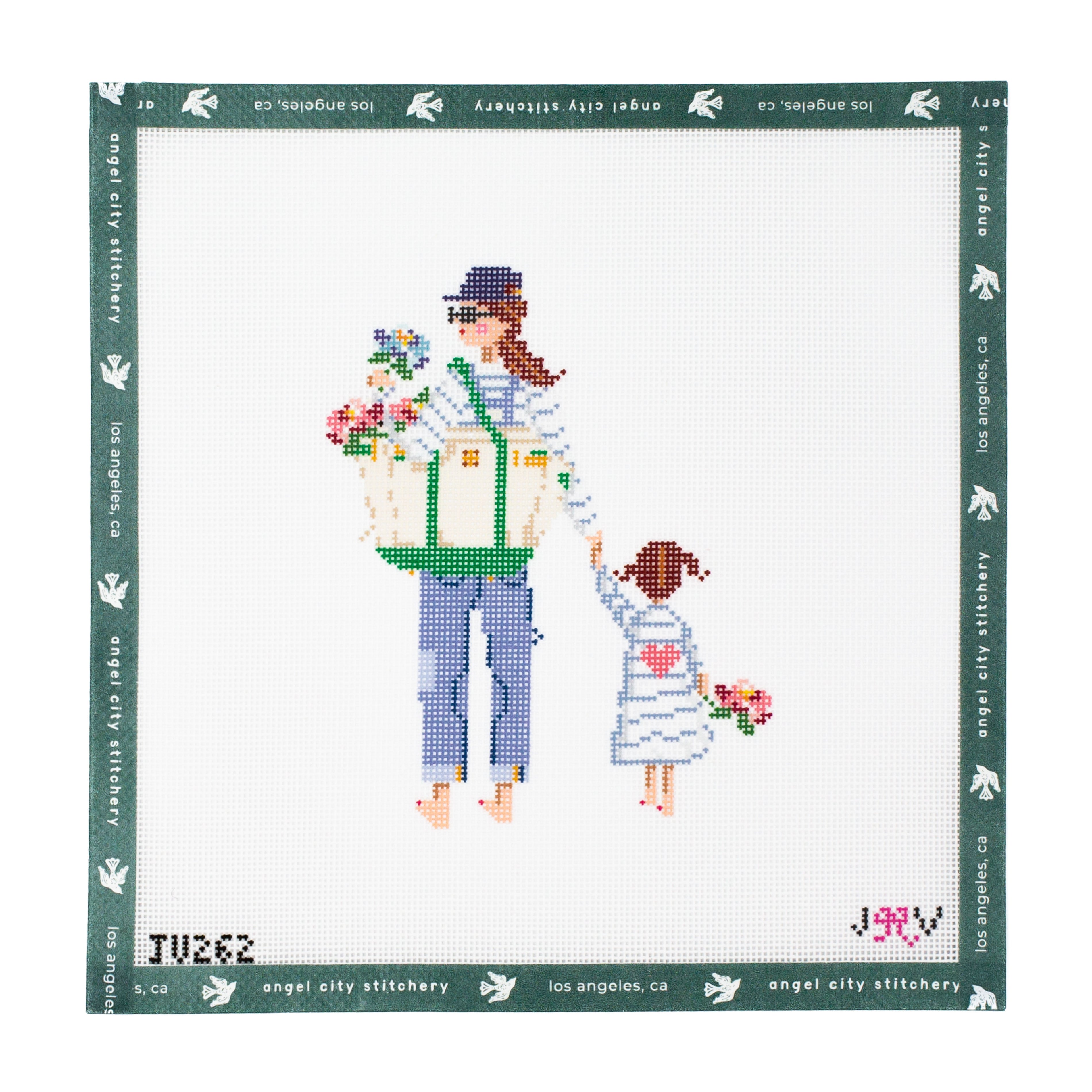 Mother & Child (Brunette with Daughter)