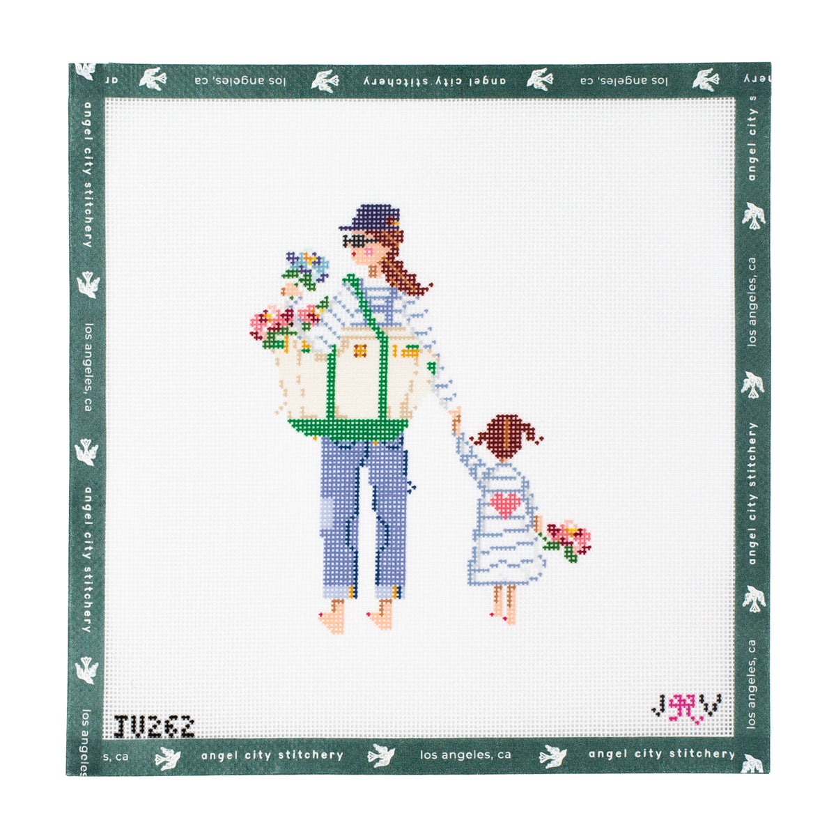 Mother & Child (Brunette with Daughter)