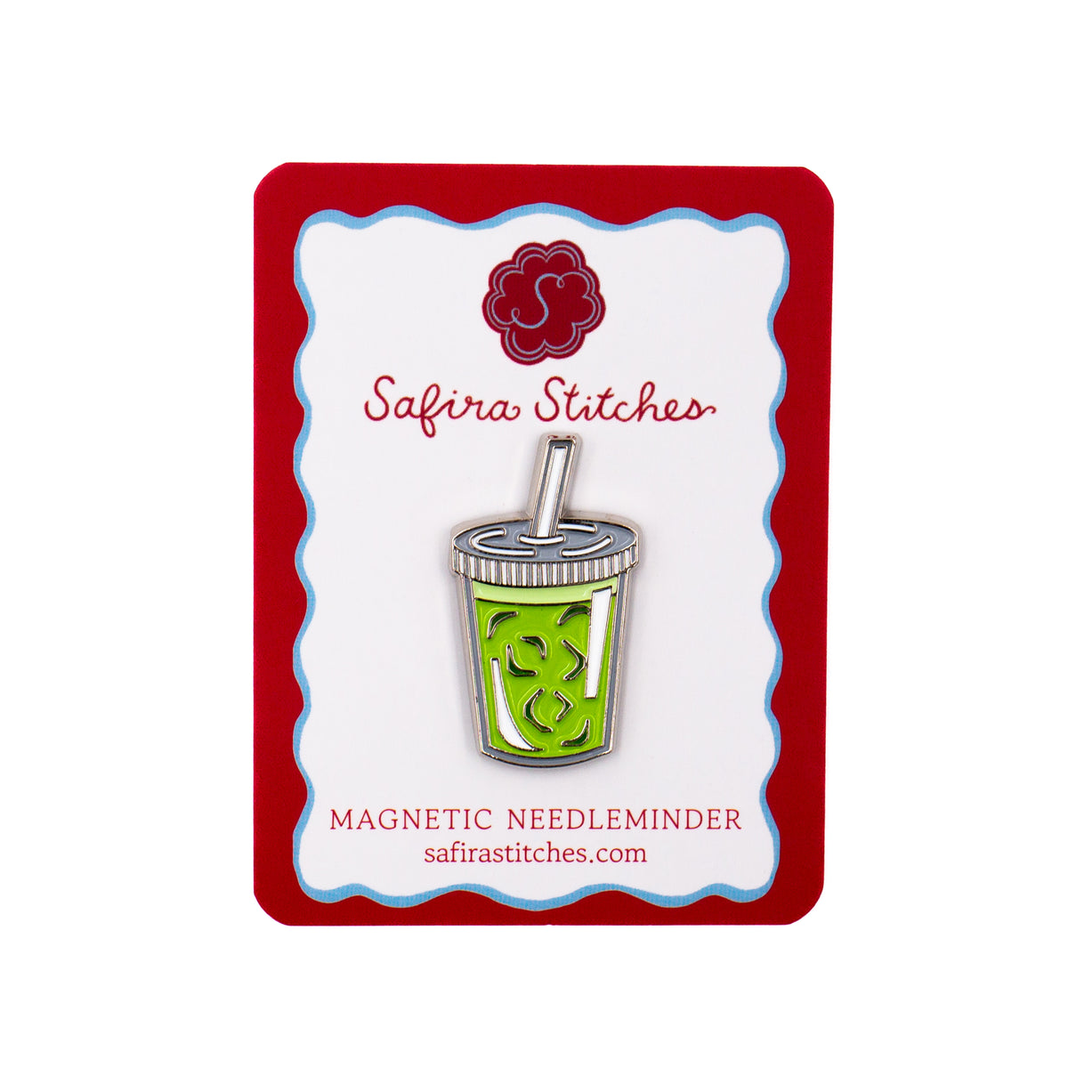 Iced Matcha Latte Needle Minder