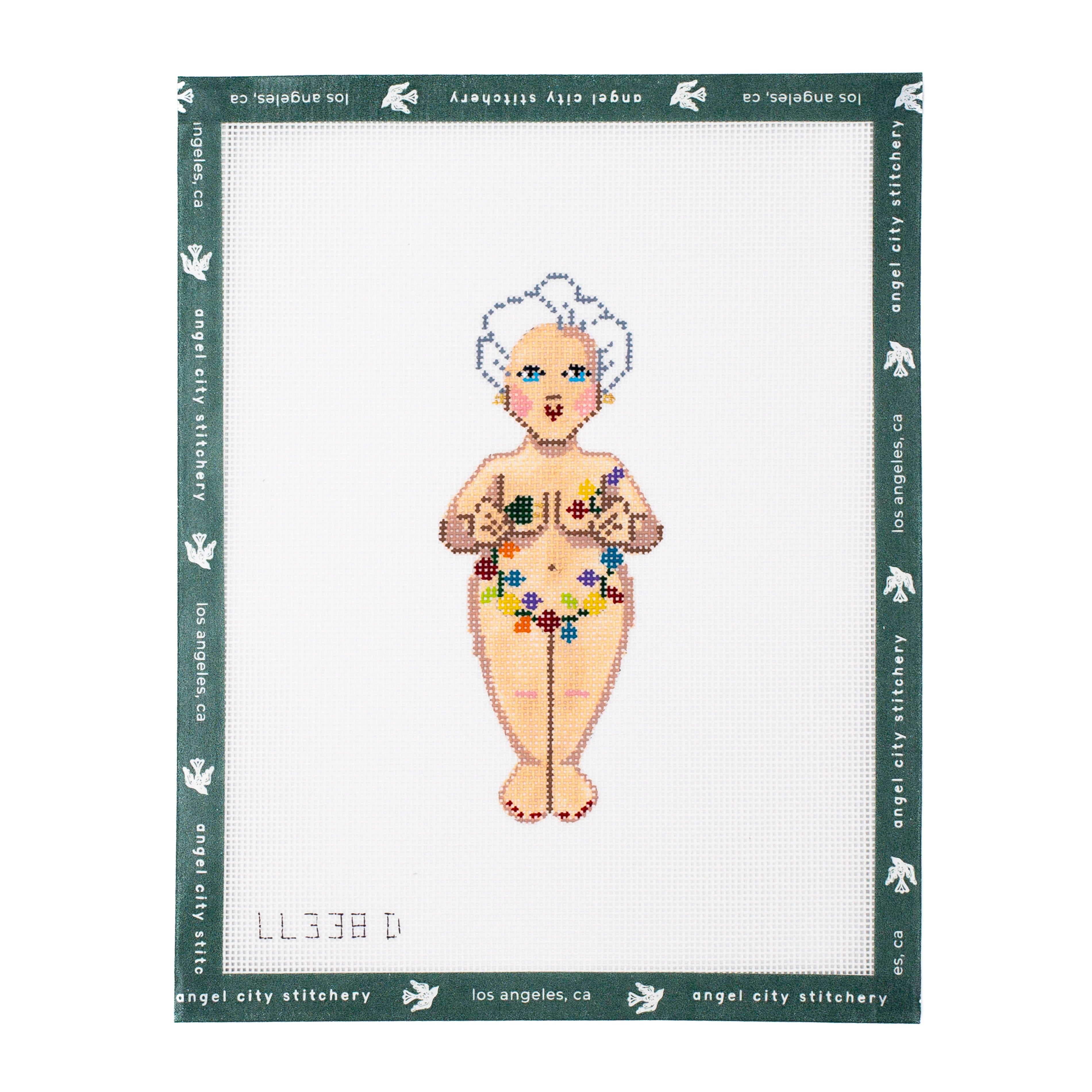Naked Mrs. Santa with Lights