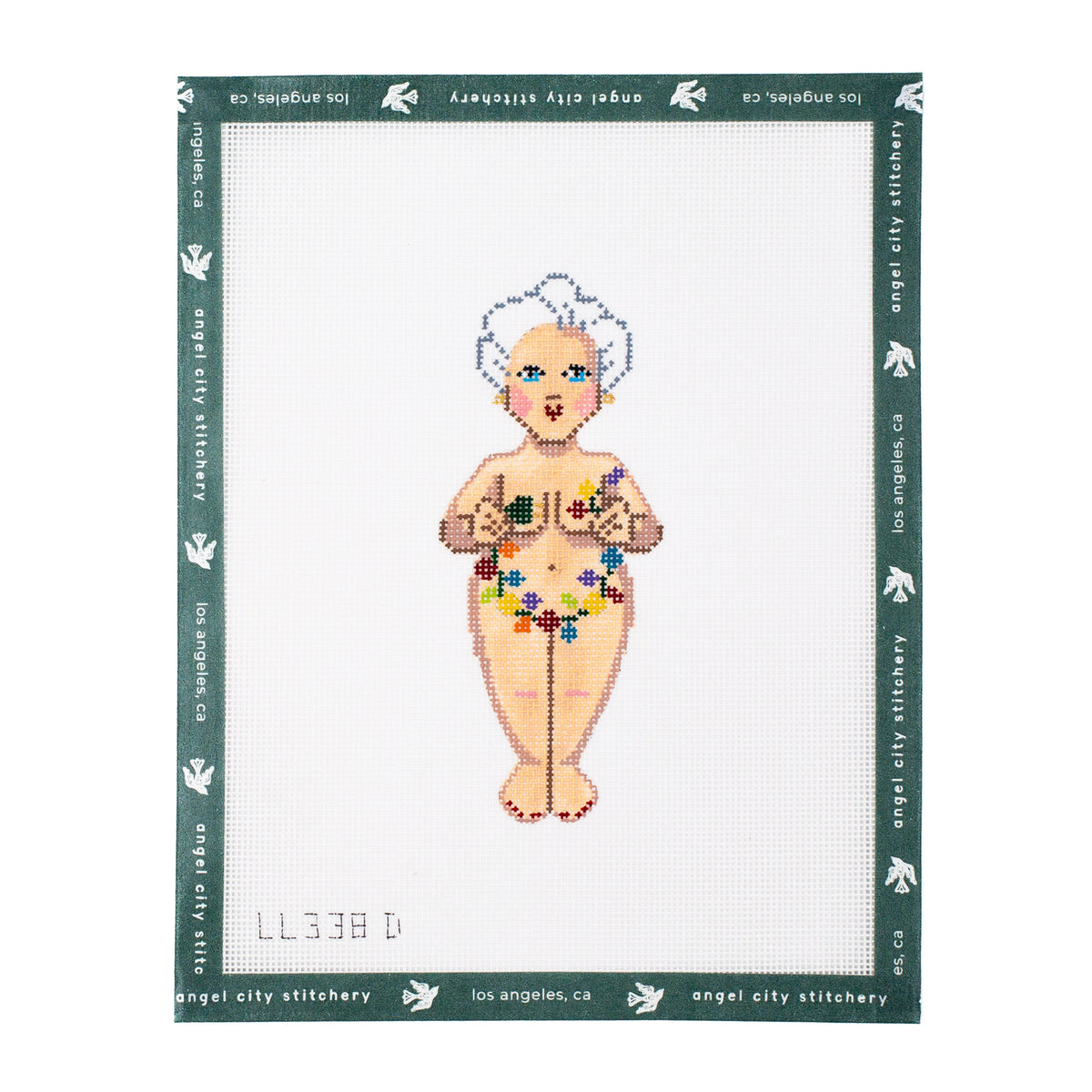 Naked Mrs. Santa with Lights