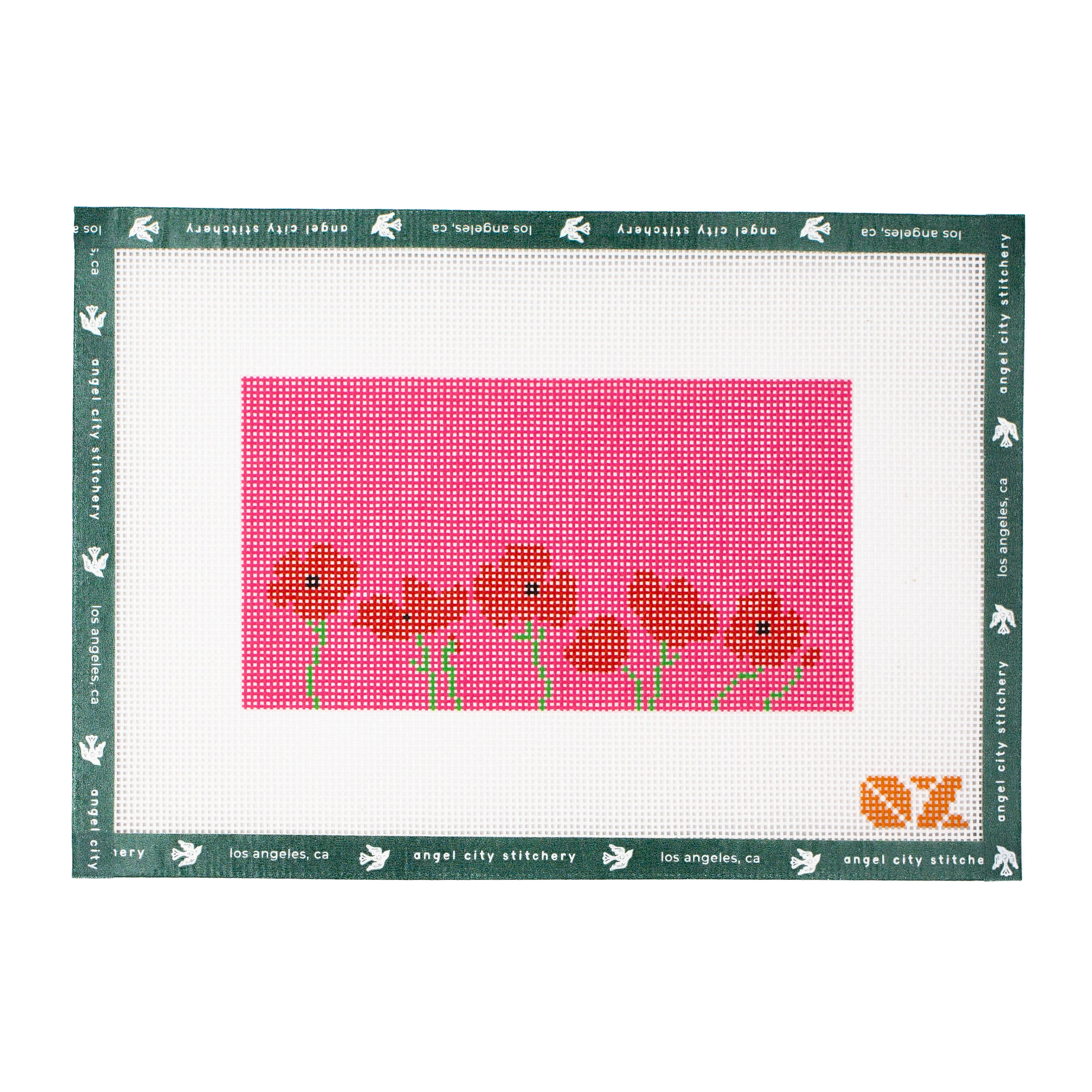Poppies Eyeglass Case (Pink)