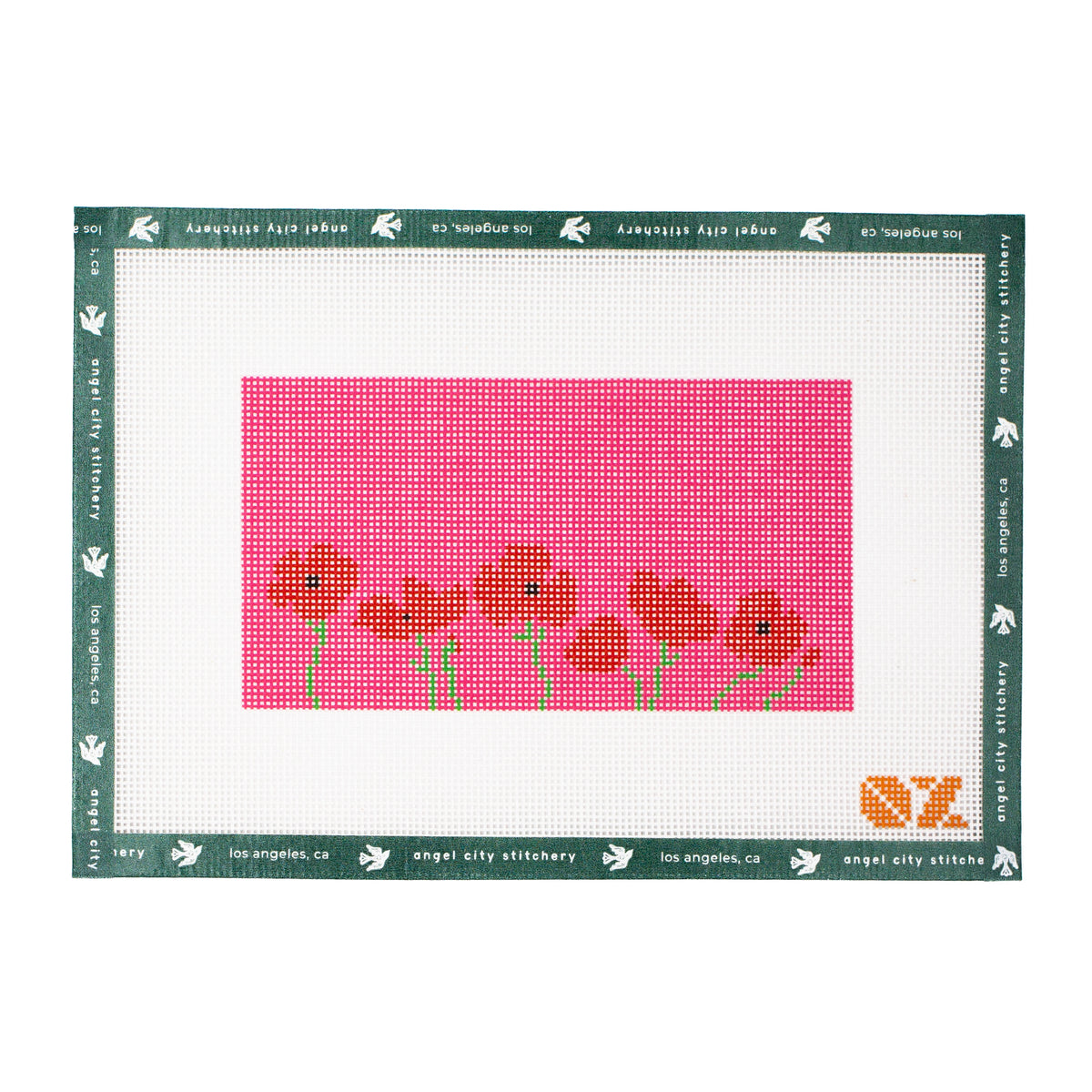 Poppies Eyeglass Case (Pink)