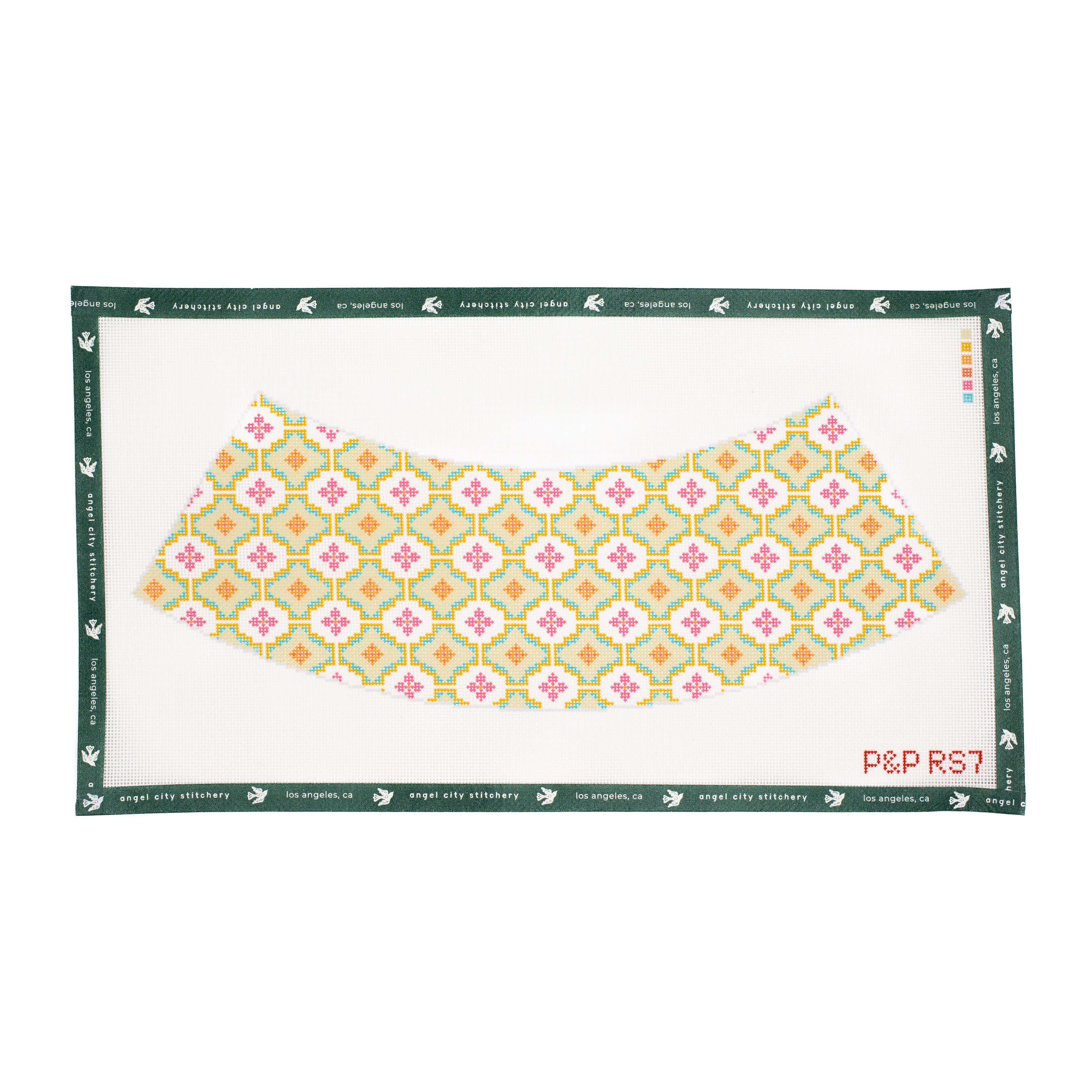 Tangerine Tile Lampshade