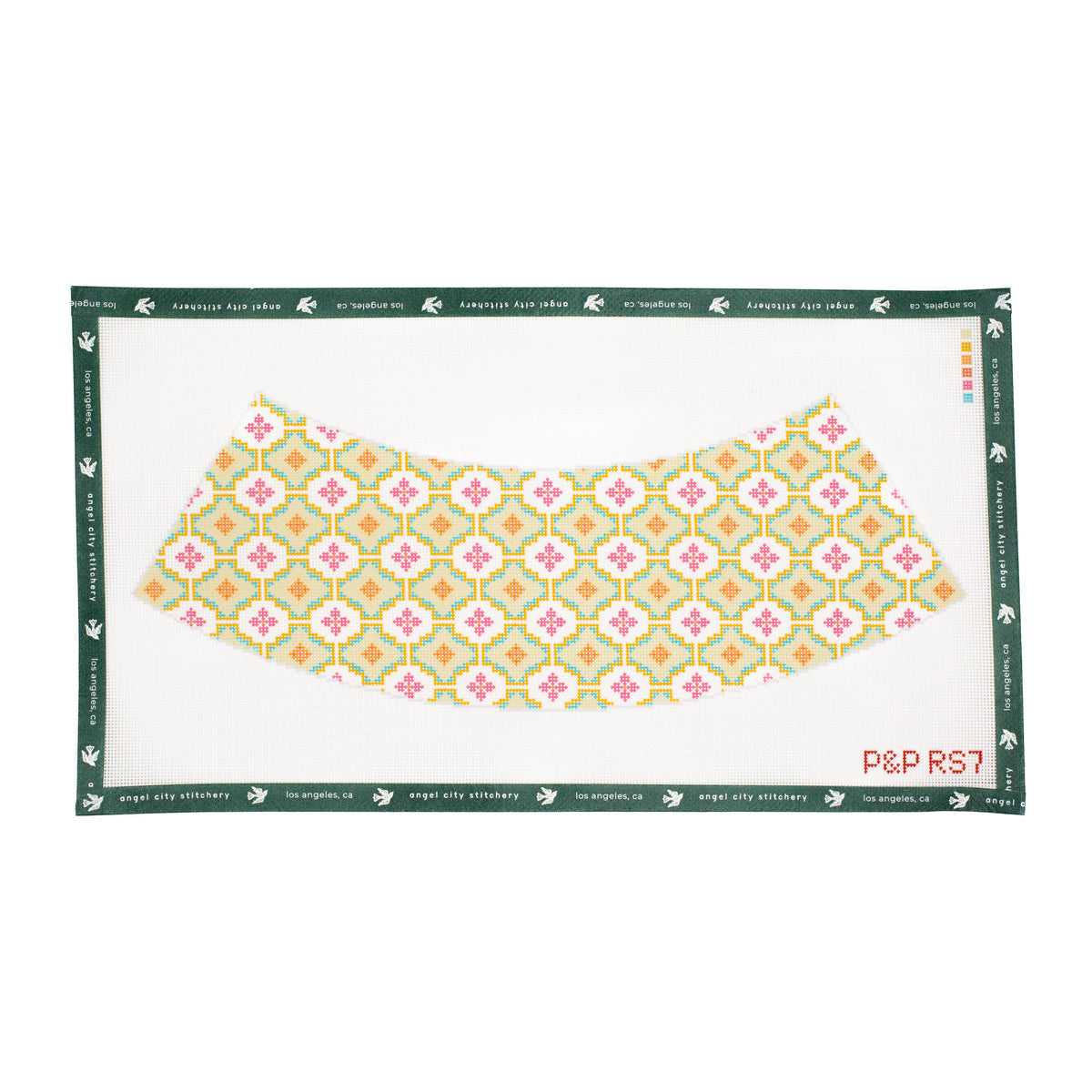 Tangerine Tile Lampshade
