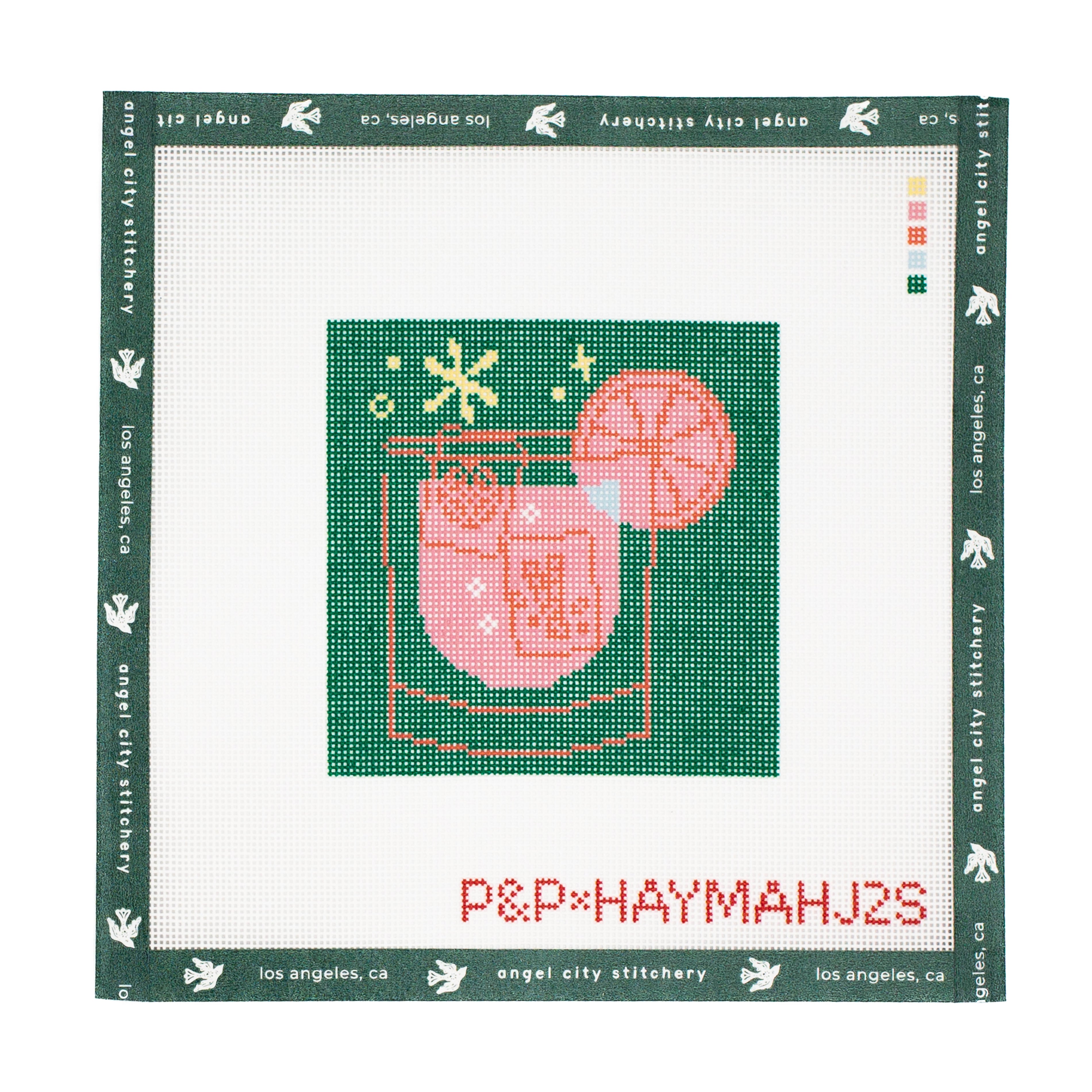 Green Mahjong Cocktail Coaster