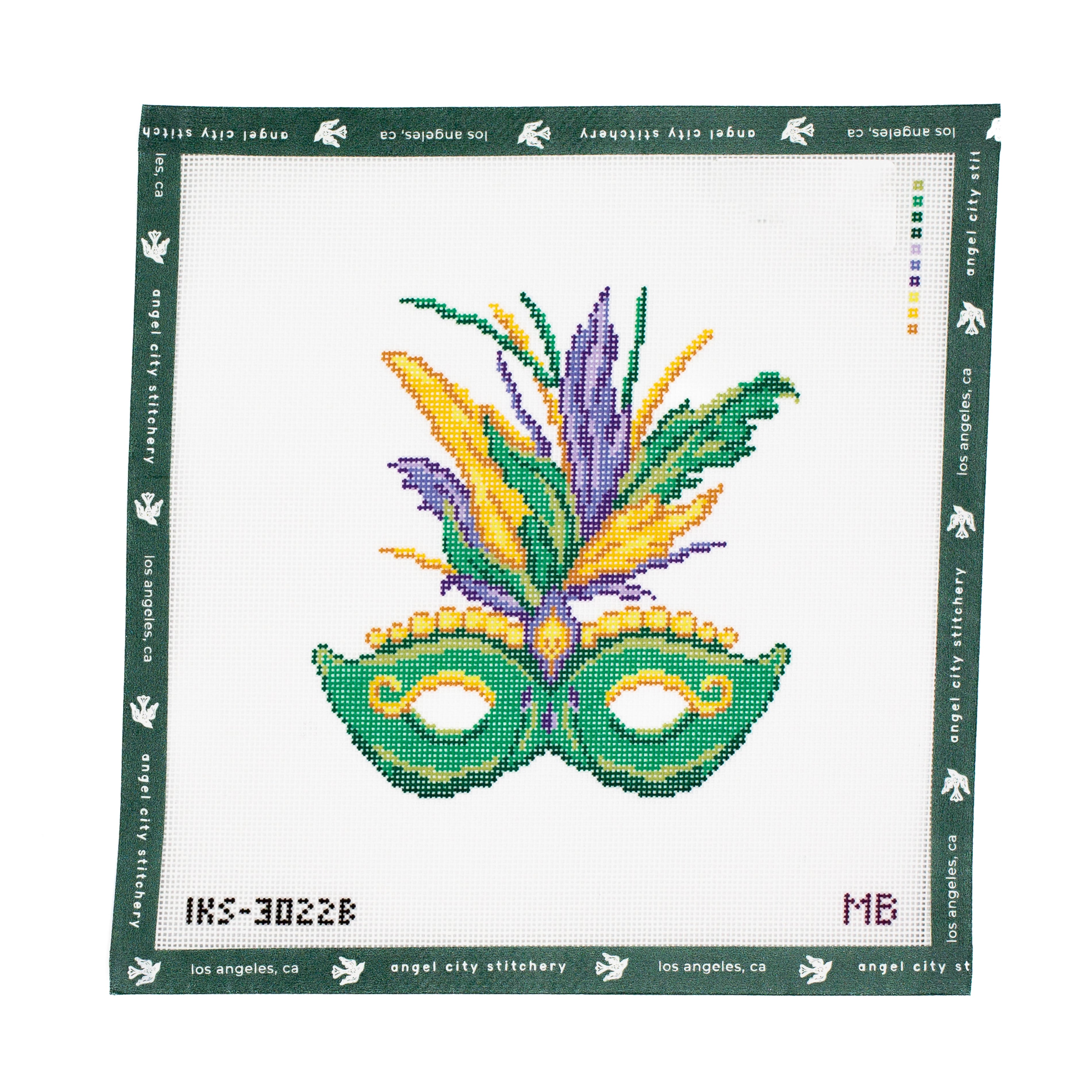 Mardi Gras Mask (Green)
