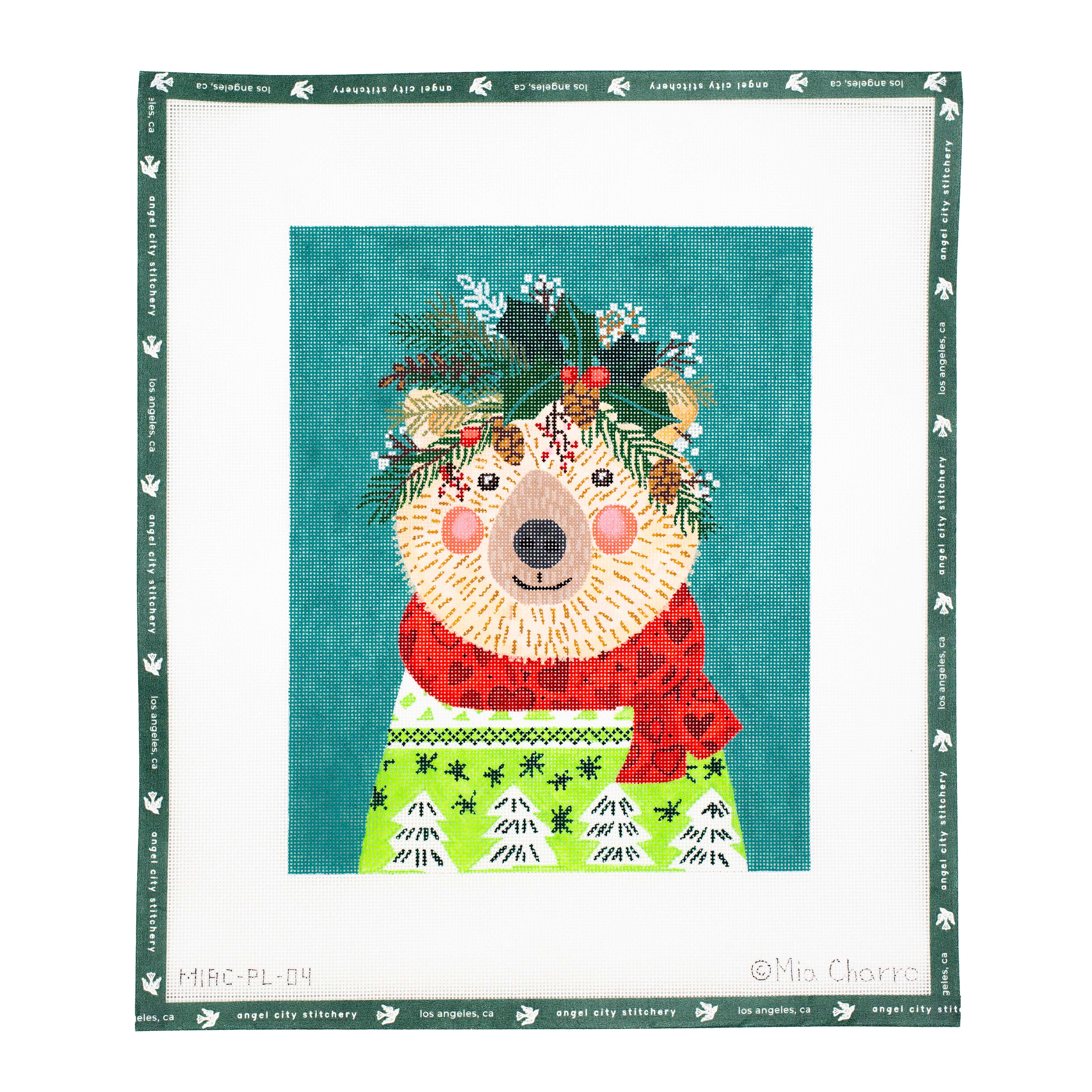 Christmas Squad Bear (Sage Green)