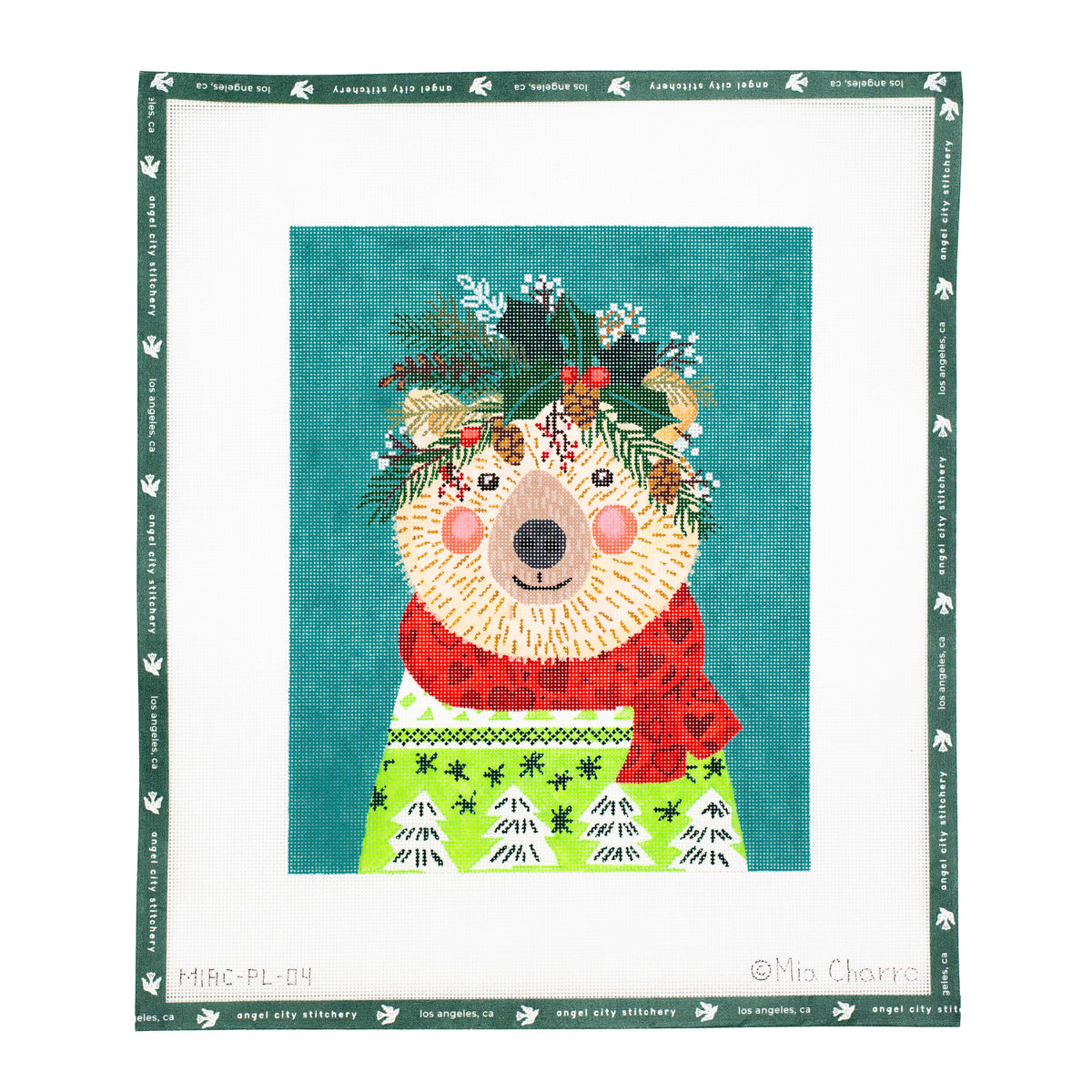 Christmas Squad Bear (Sage Green)