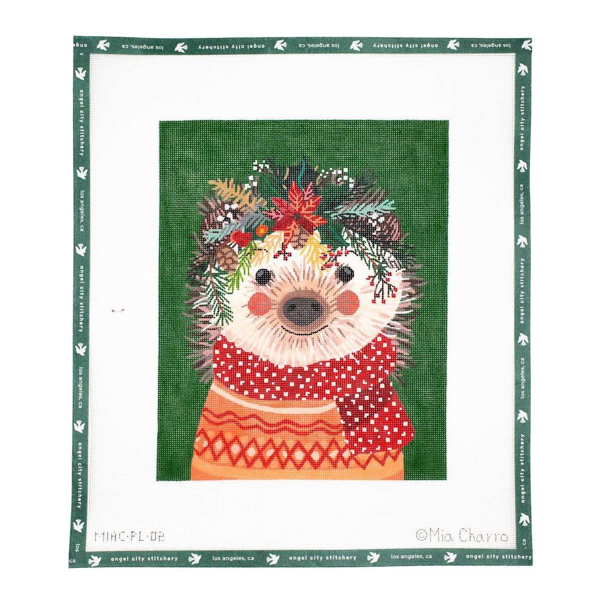 Christmas Squad Hedgehog (Forest Green)